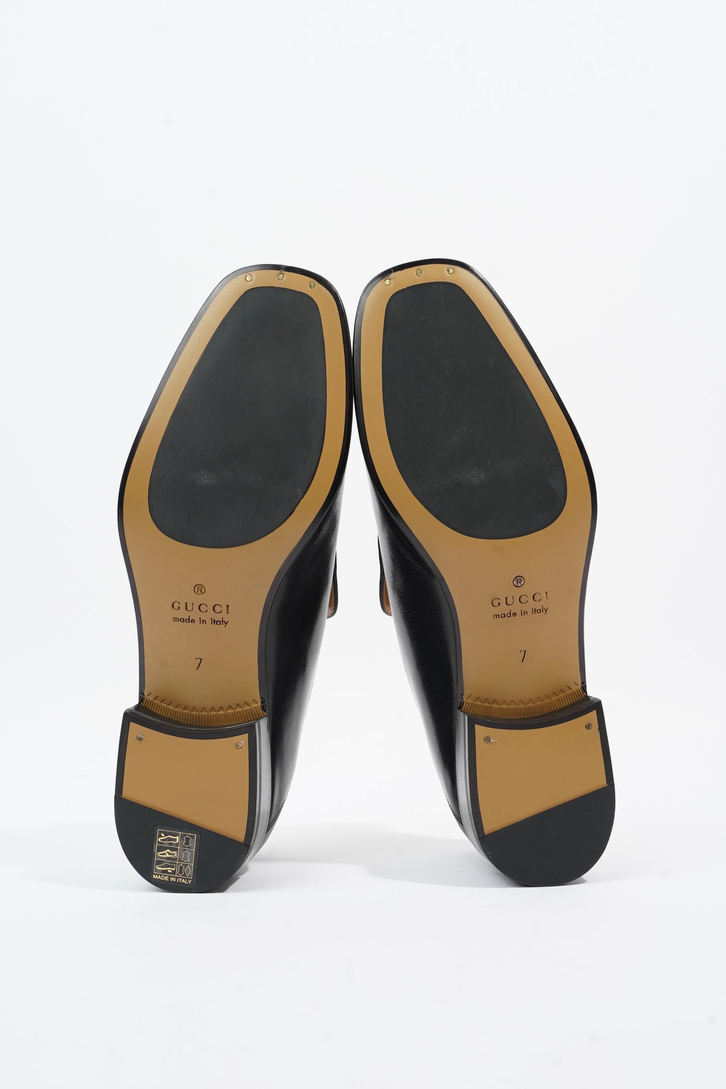 Gucci Jordan Loafer Black Leather EU 41 UK 7