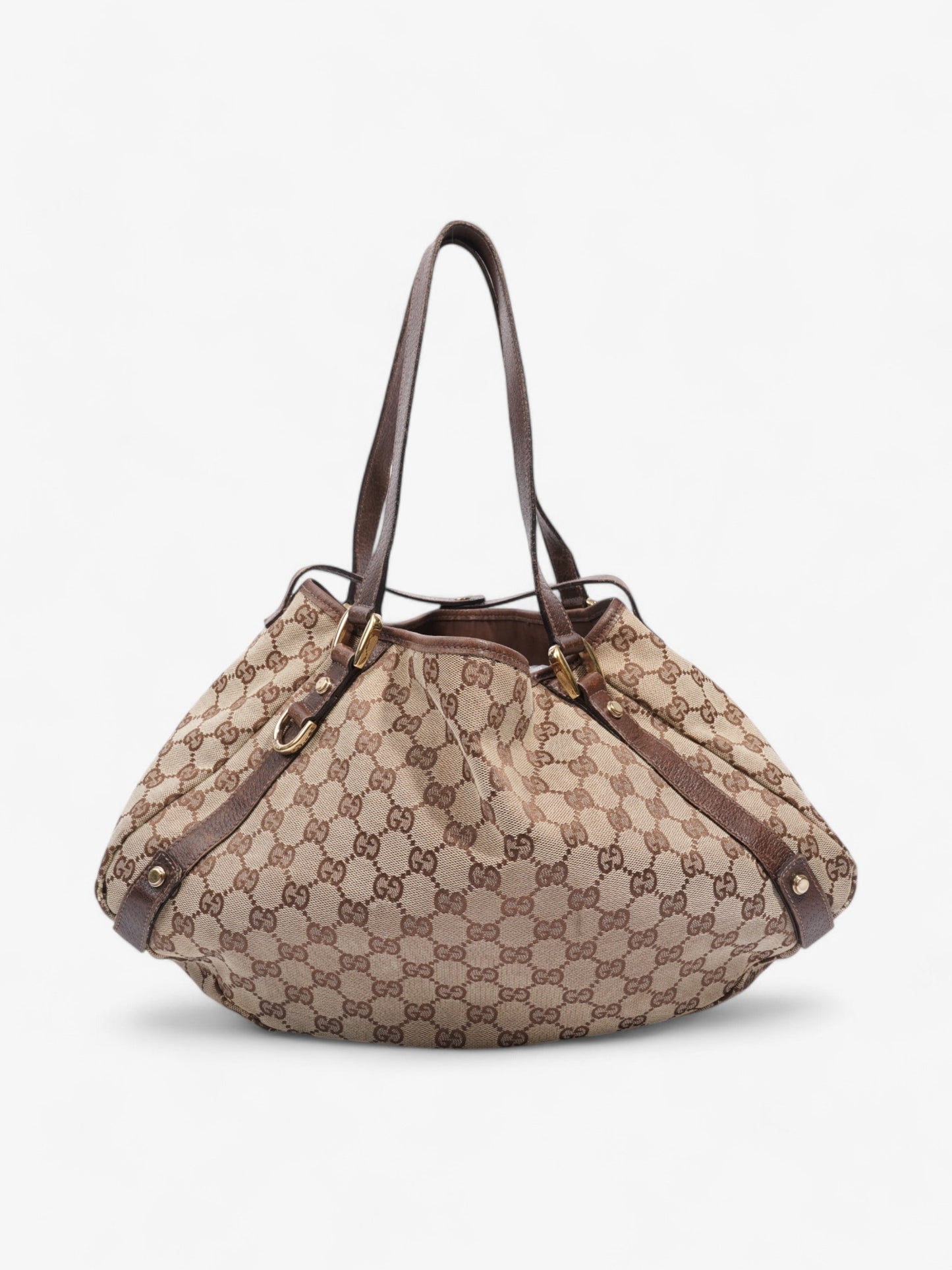 Gucci Abbey Tote GG Supreme / Brown Canvas