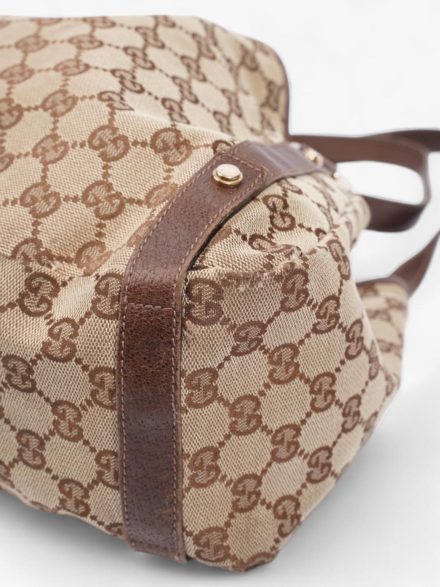 Gucci Abbey Tote GG Supreme / Brown Canvas