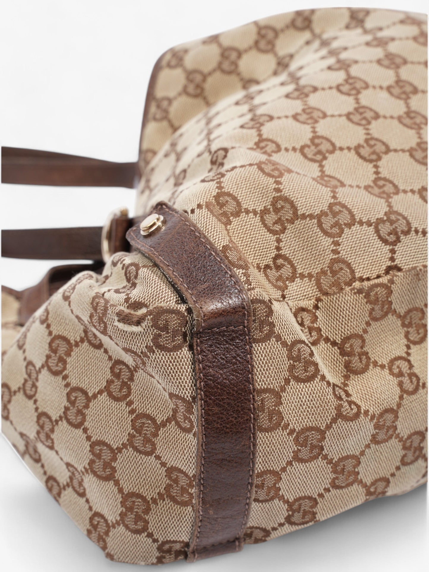 Gucci Abbey Tote GG Supreme / Brown Canvas