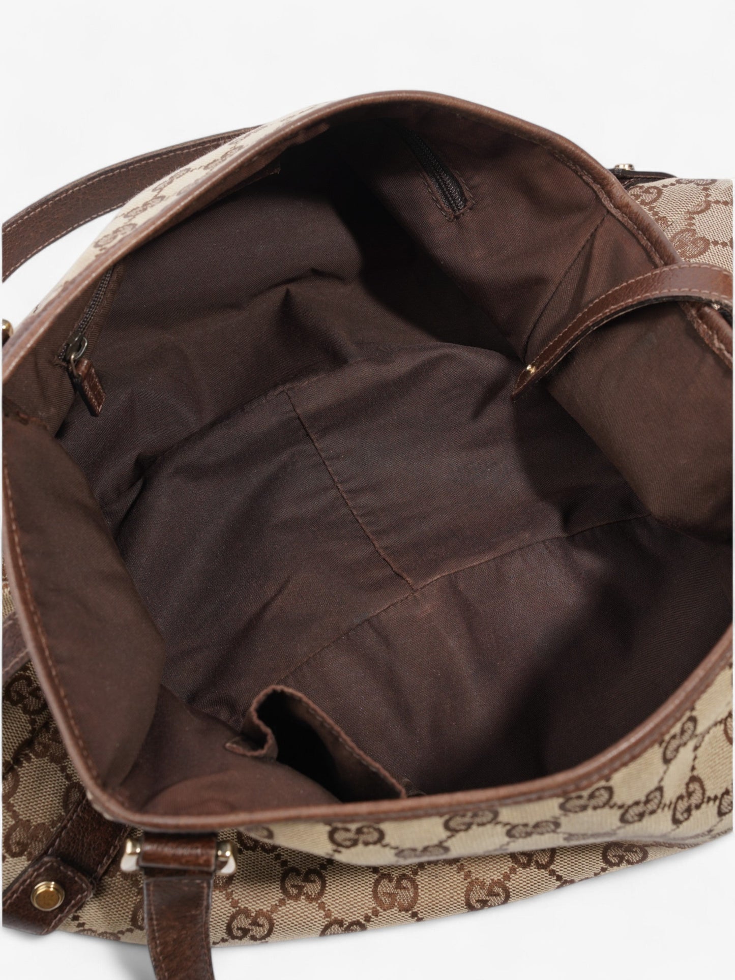 Gucci Abbey Tote GG Supreme / Brown Canvas