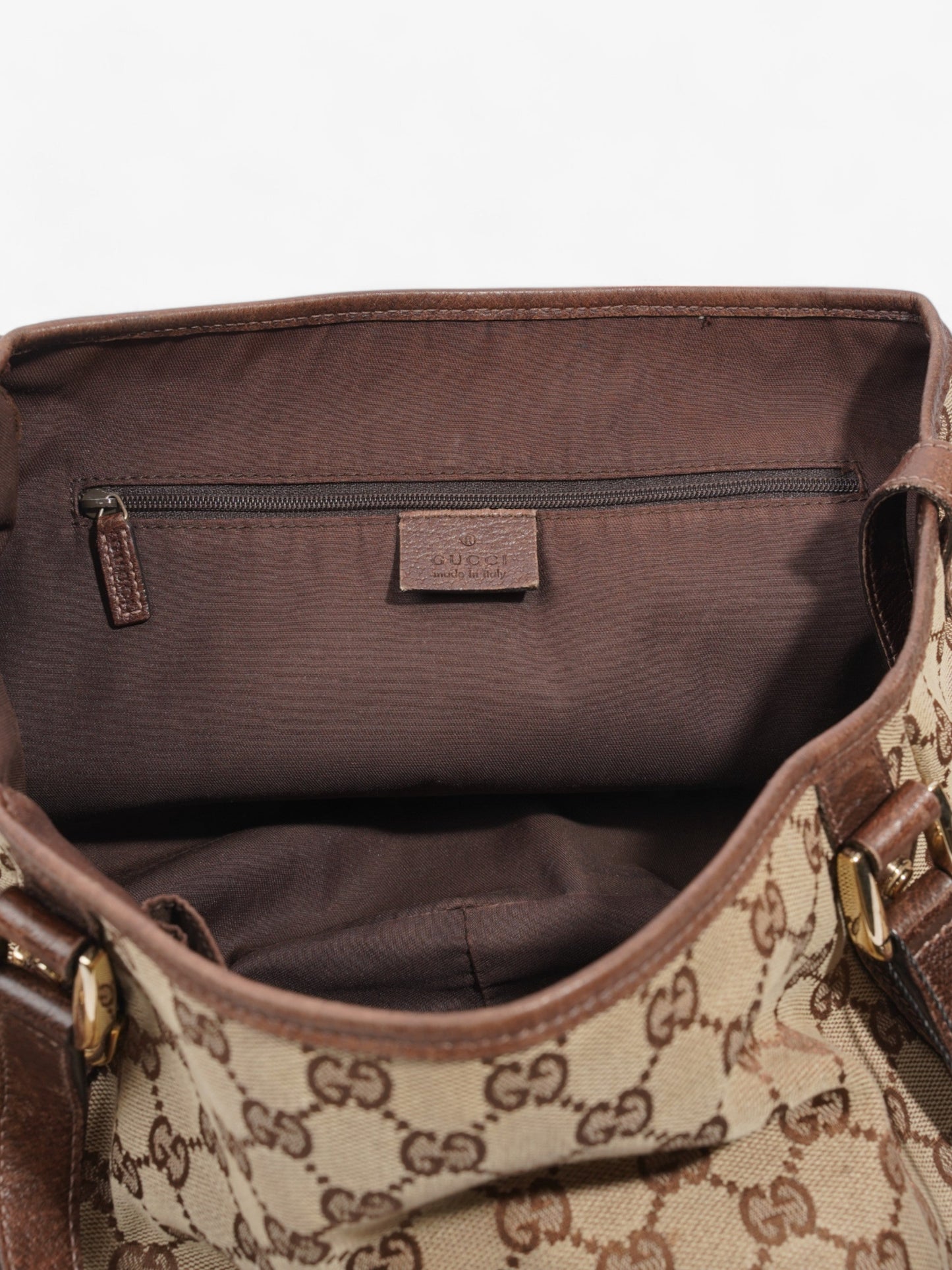Gucci Abbey Tote GG Supreme / Brown Canvas