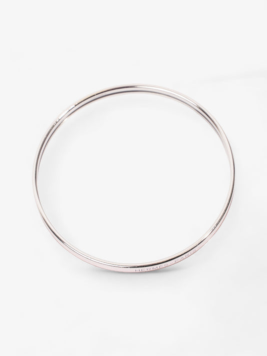Hermes Uni Bangle Rose Candeur Palladium 65 (Small)