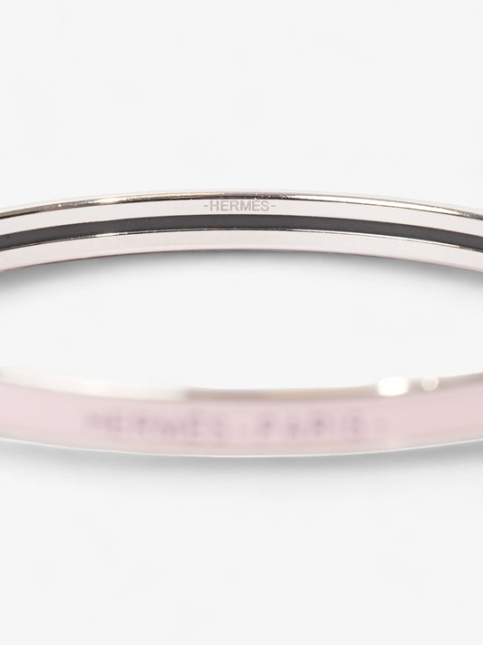 Hermes Uni Bangle Rose Candeur Palladium 65 (Small)