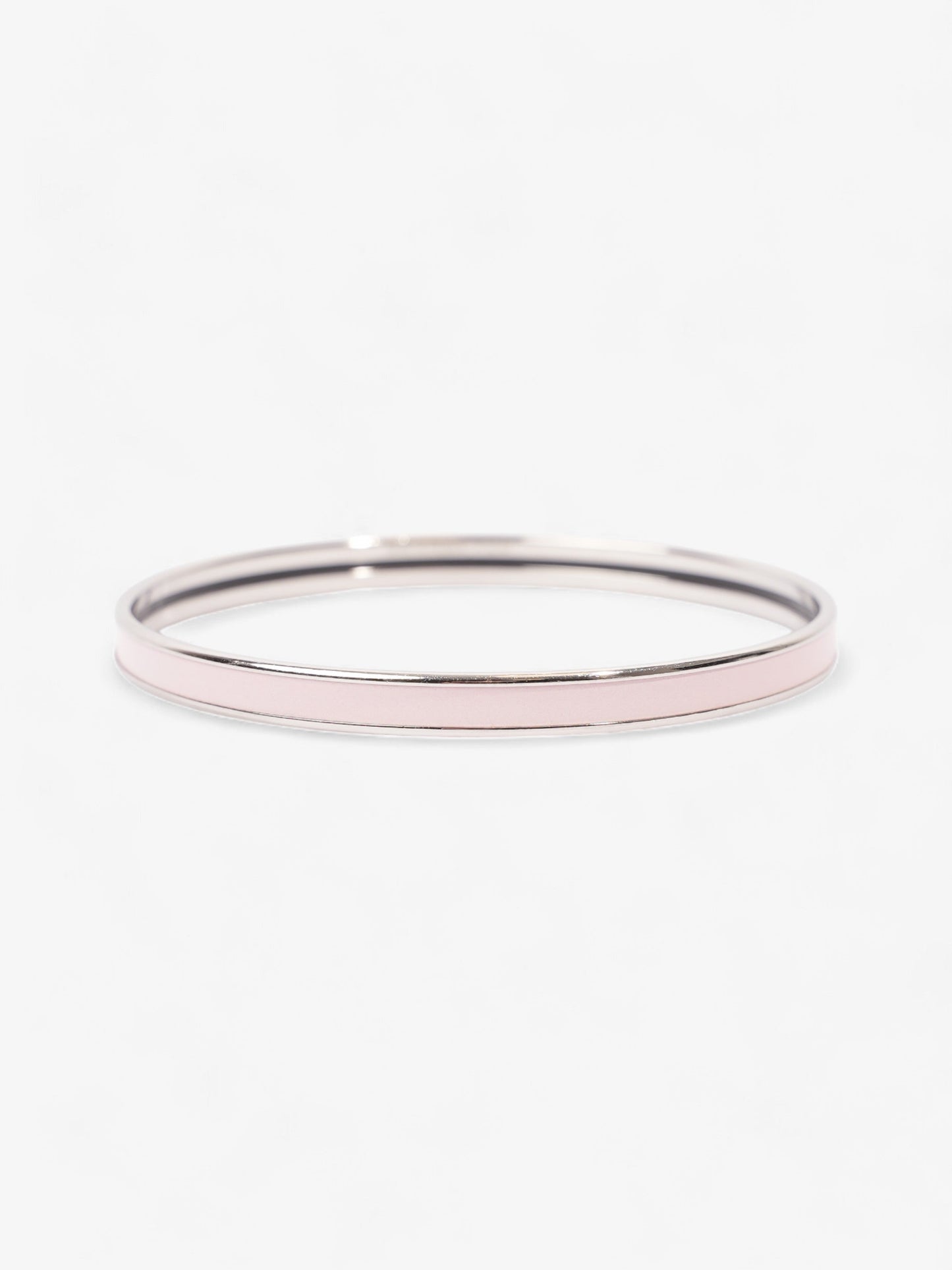Hermes Uni Bangle Rose Candeur Palladium 65 (Small)