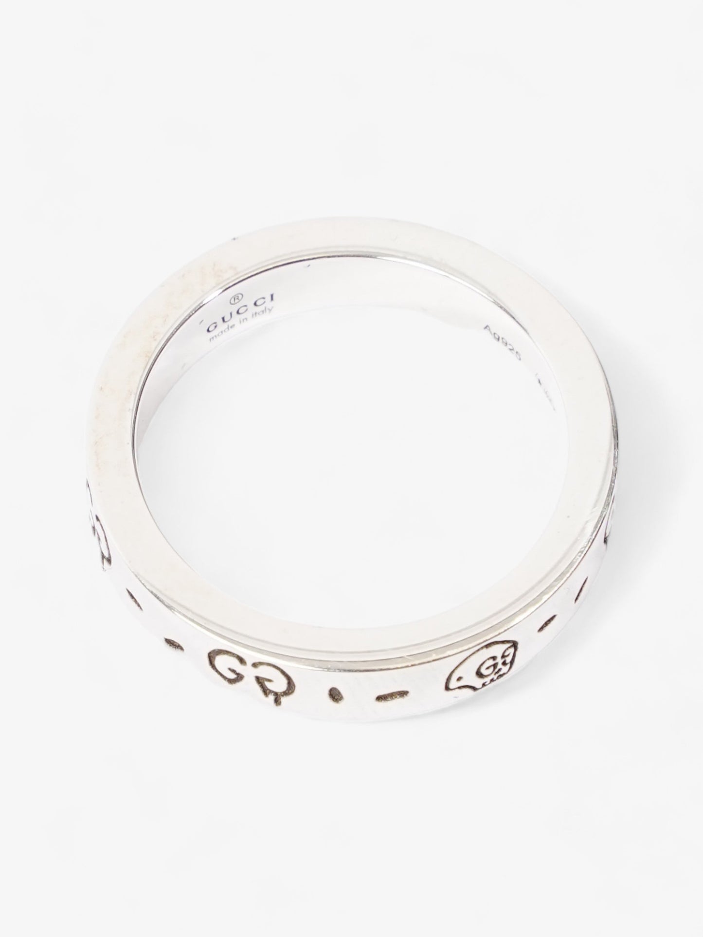Gucci Ghost Ring Silver Silver Sterling 13 (Circumference - 53mm)