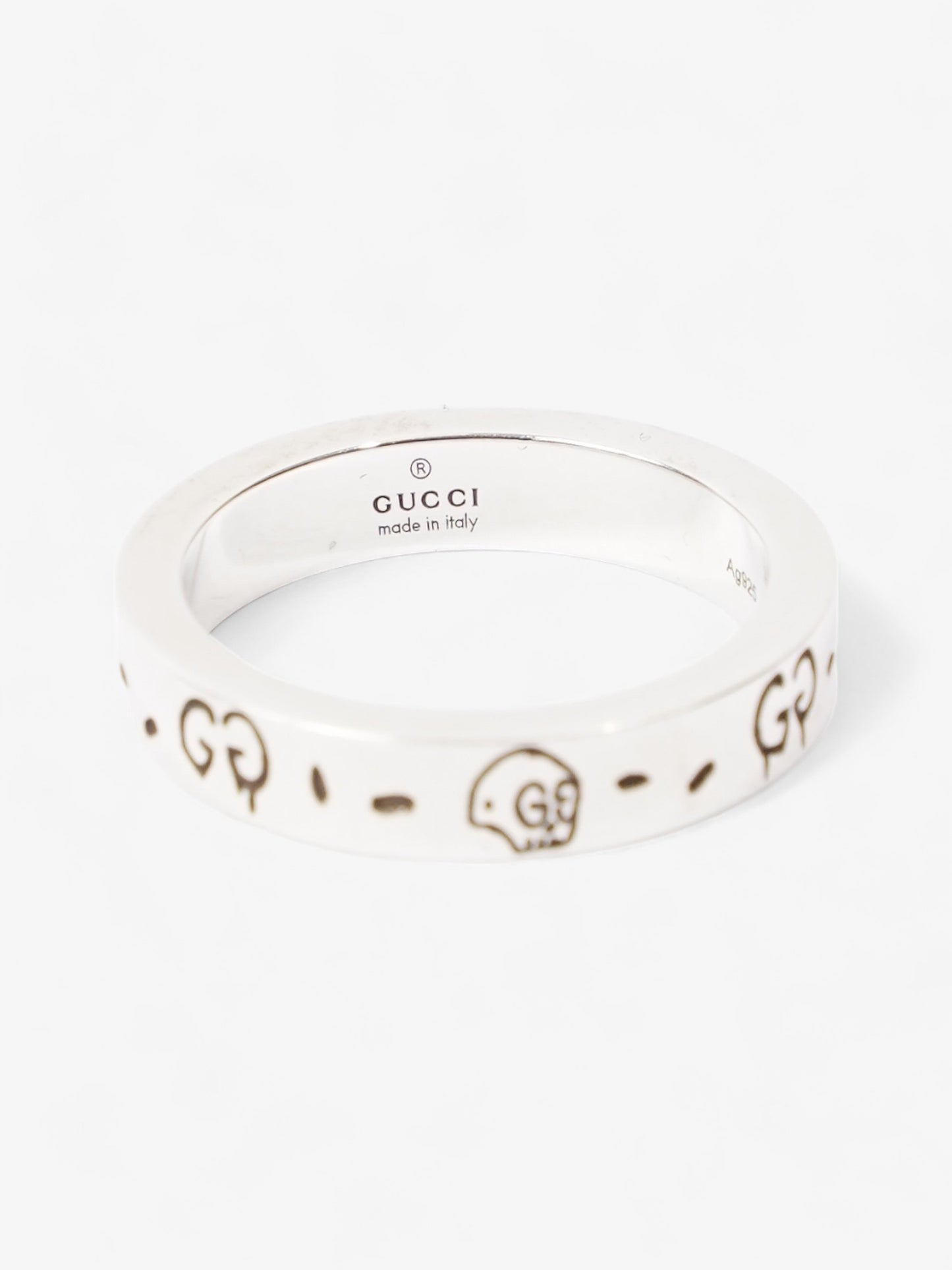 Gucci Ghost Ring Silver Silver Sterling 13 (Circumference - 53mm)