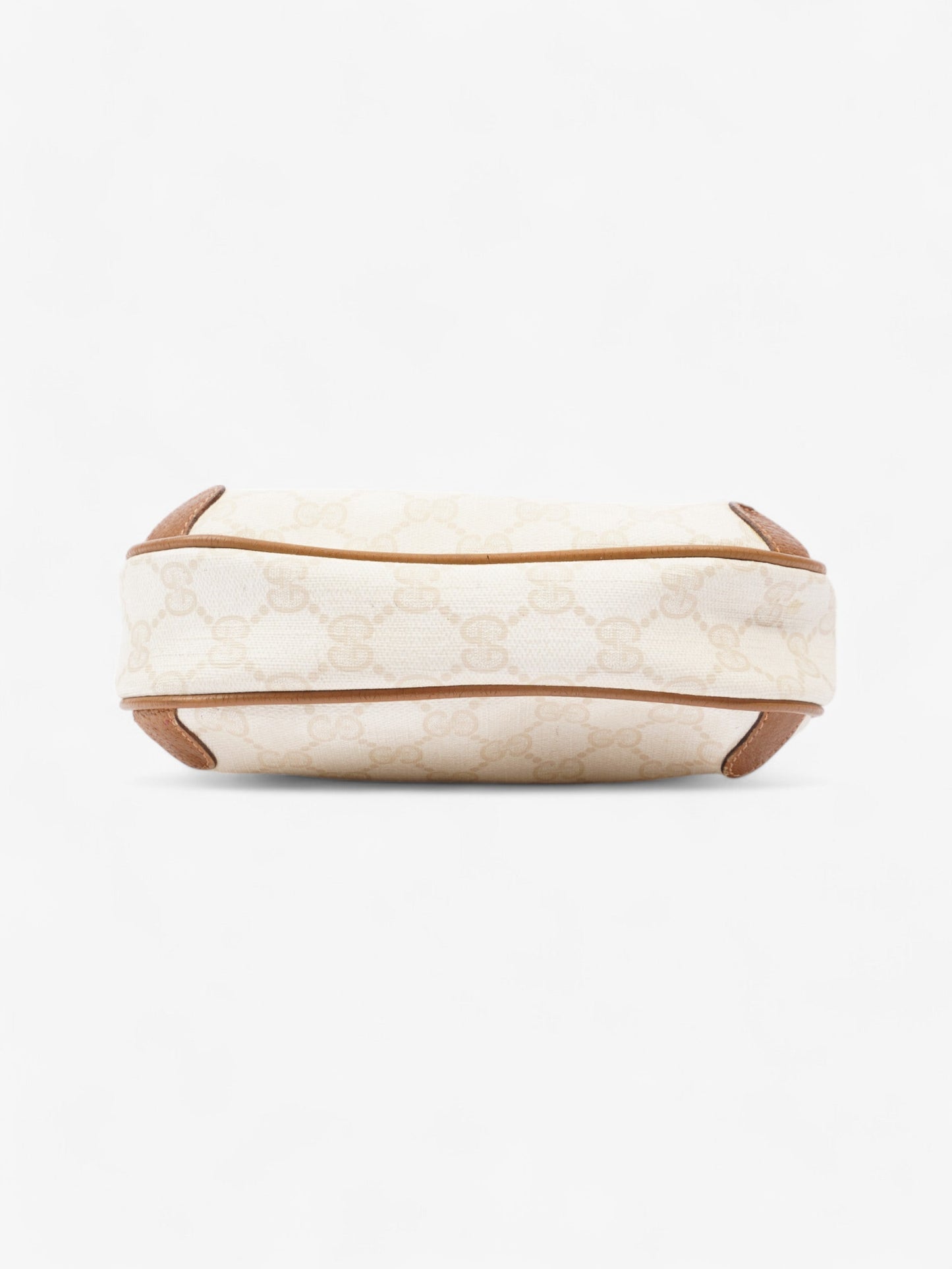 Gucci Vintage GG Camera Bag Tan / Cream Coated Canvas