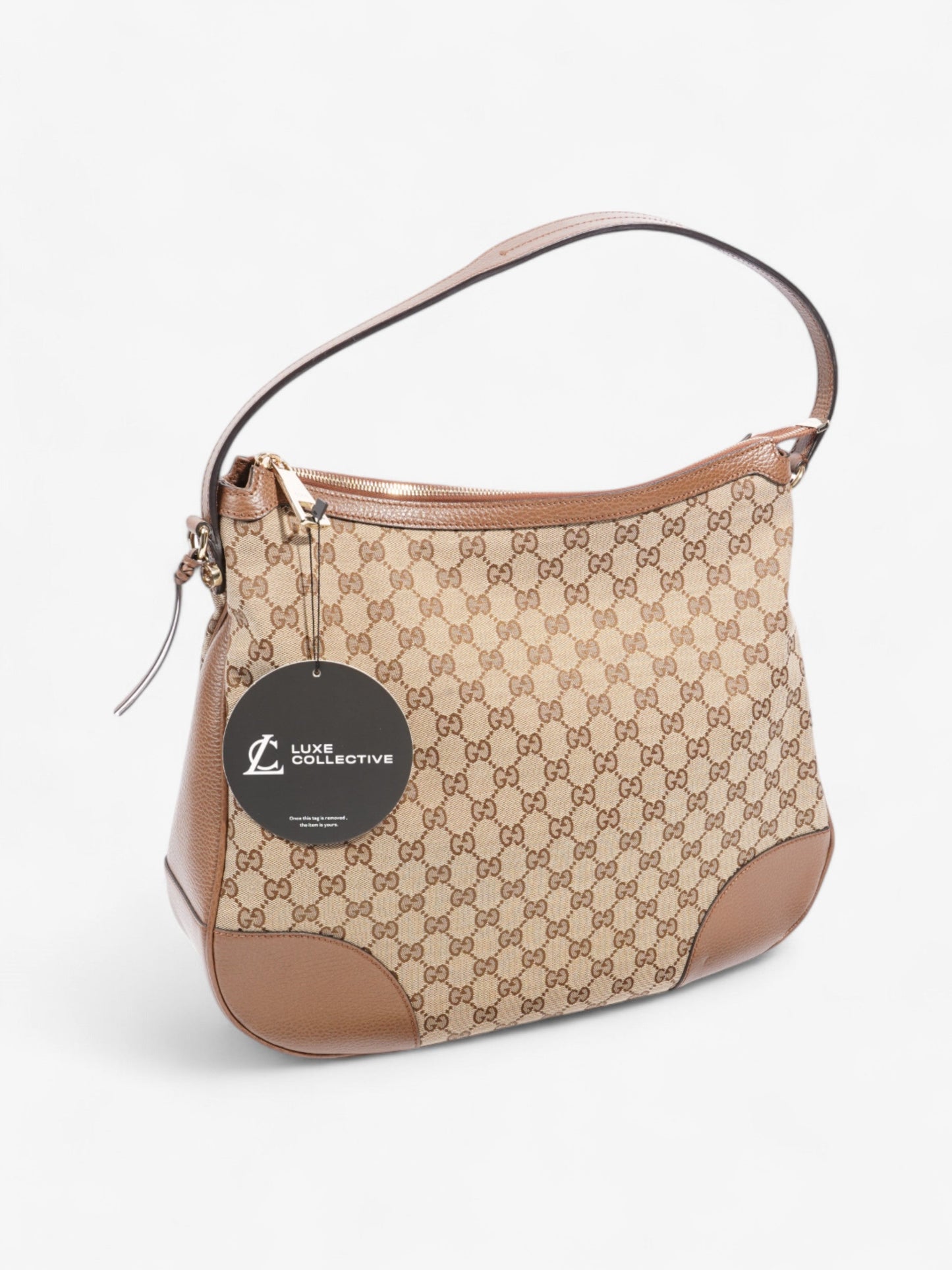 Gucci Bree GG Supreme / Brown Canvas Large