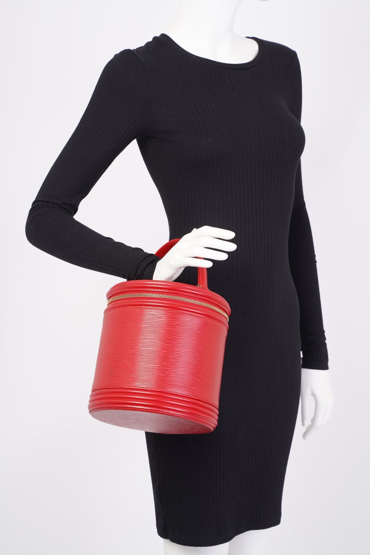 Louis Vuitton Cannes Vanity Red Epi Leather