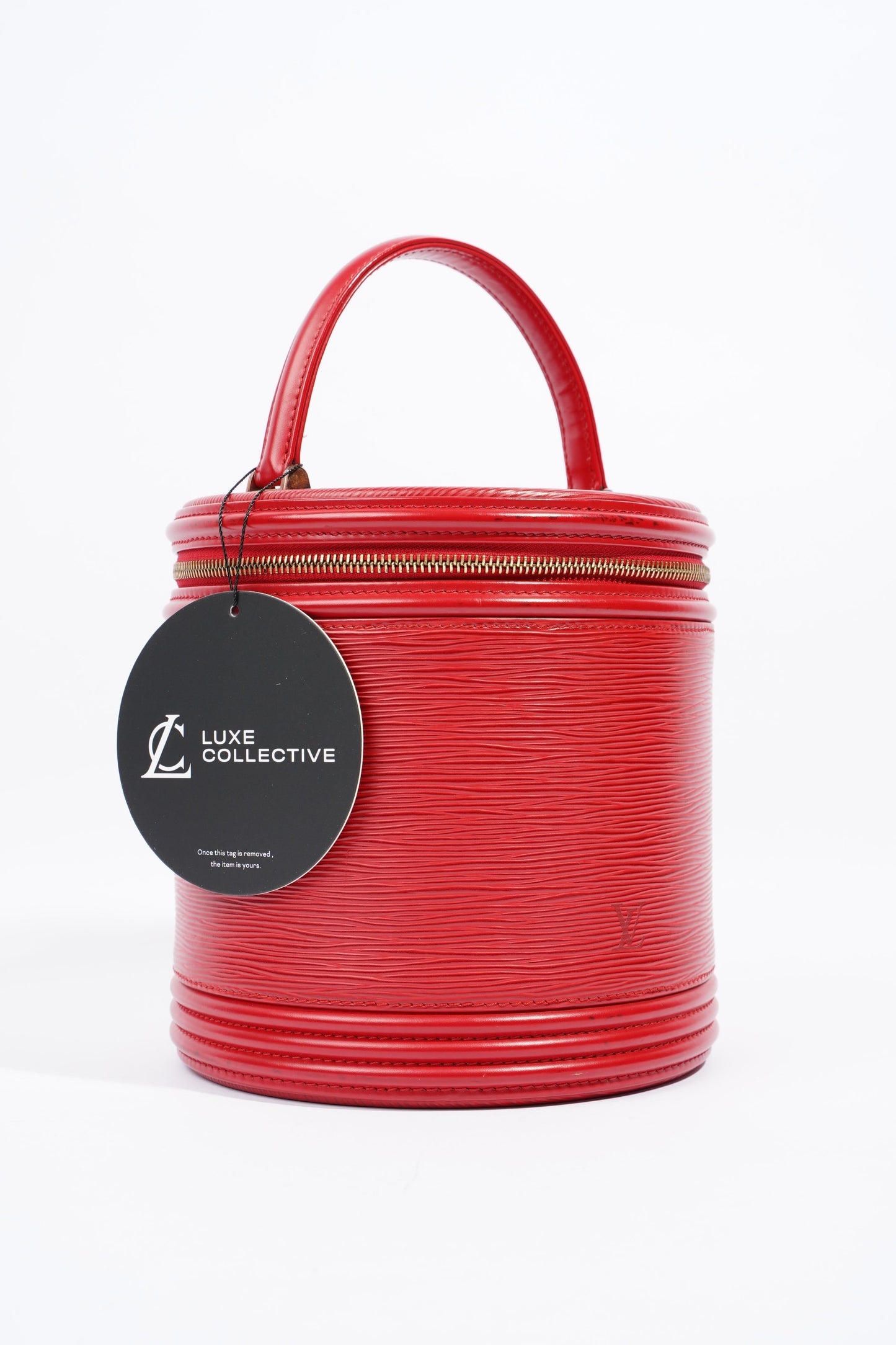 Louis Vuitton Cannes Vanity Red Epi Leather