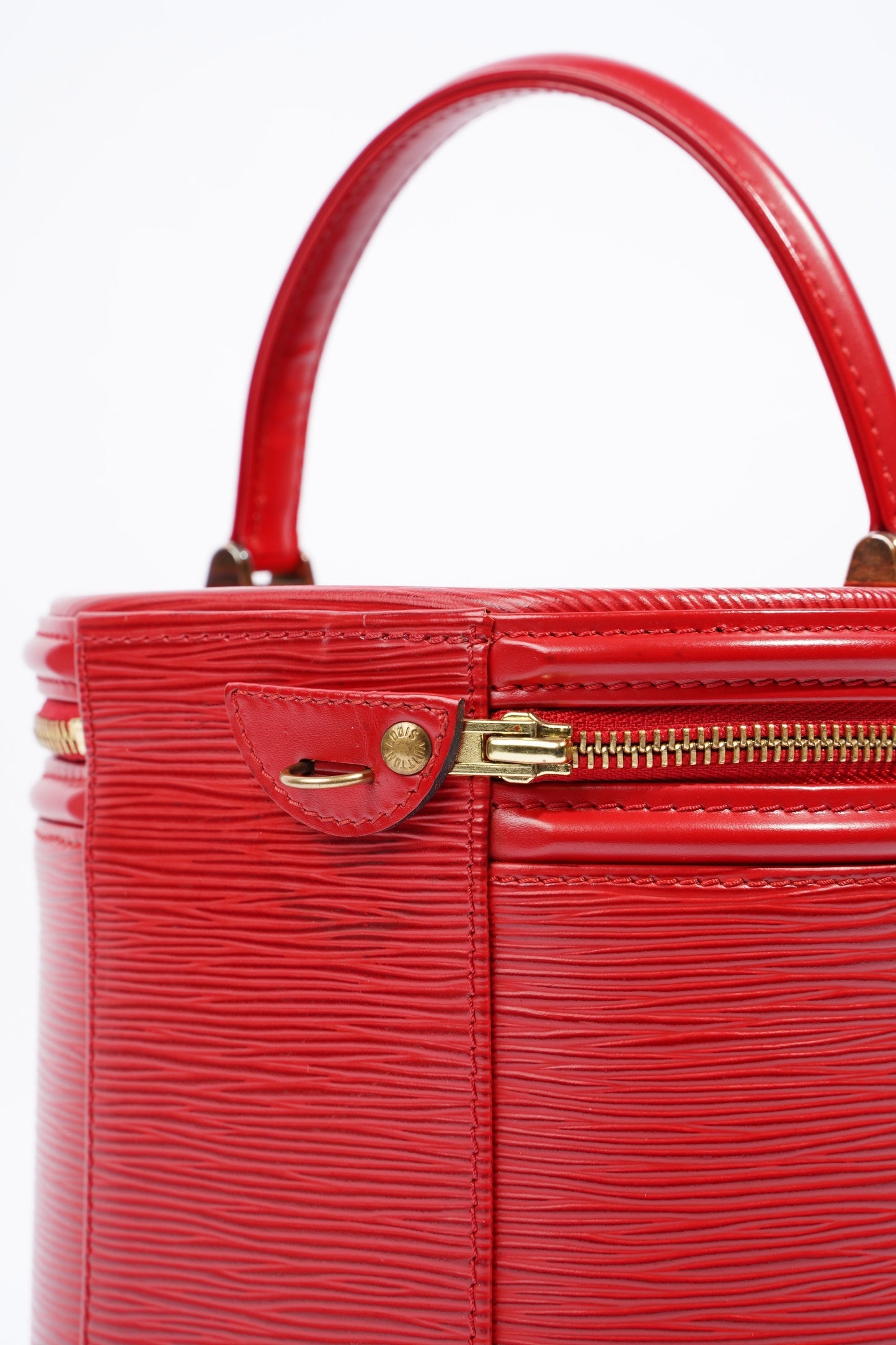 Louis Vuitton Cannes Vanity Red Epi Leather