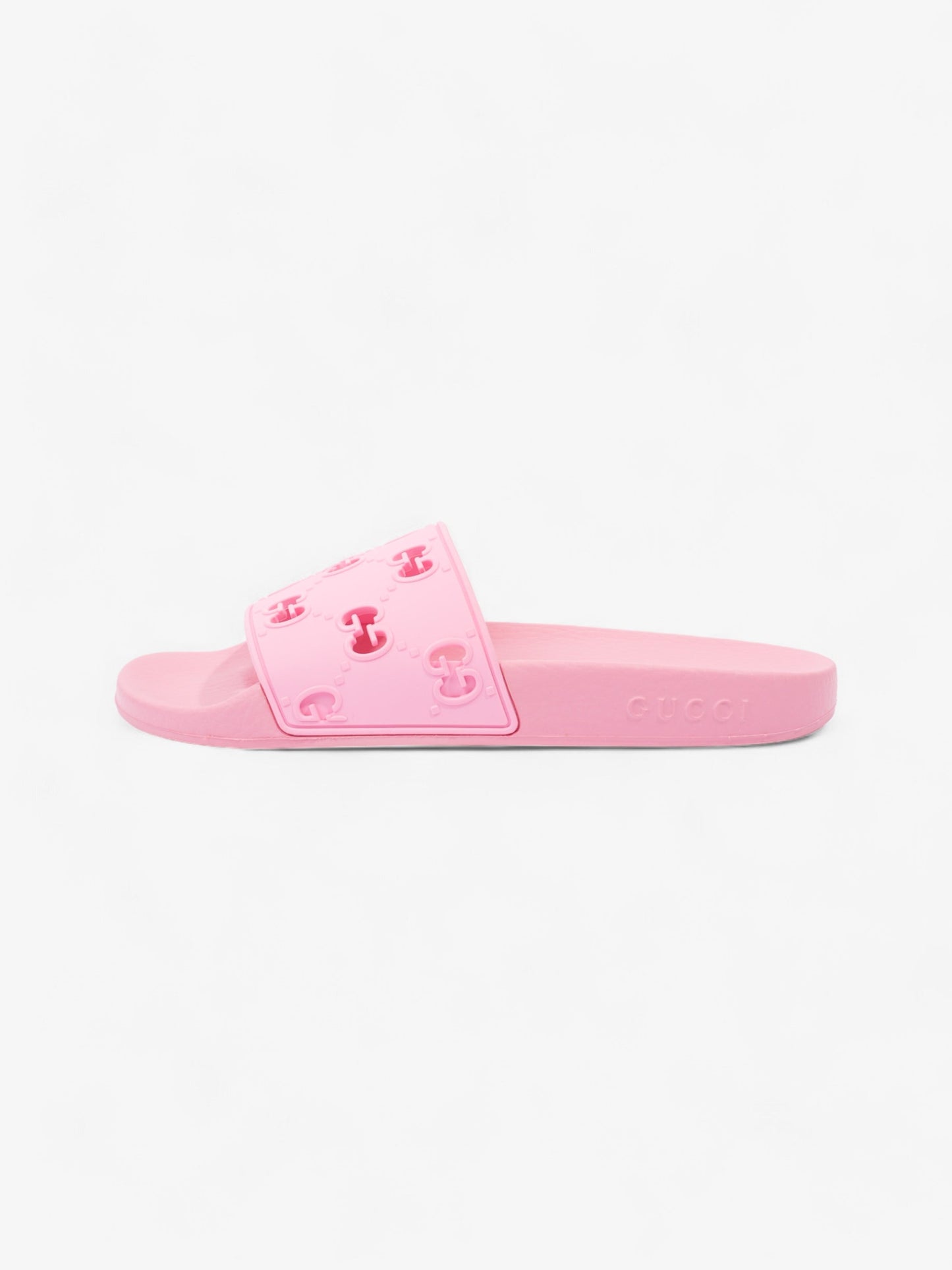 Gucci GG Sliders Pink Rubber EU 38 UK 5