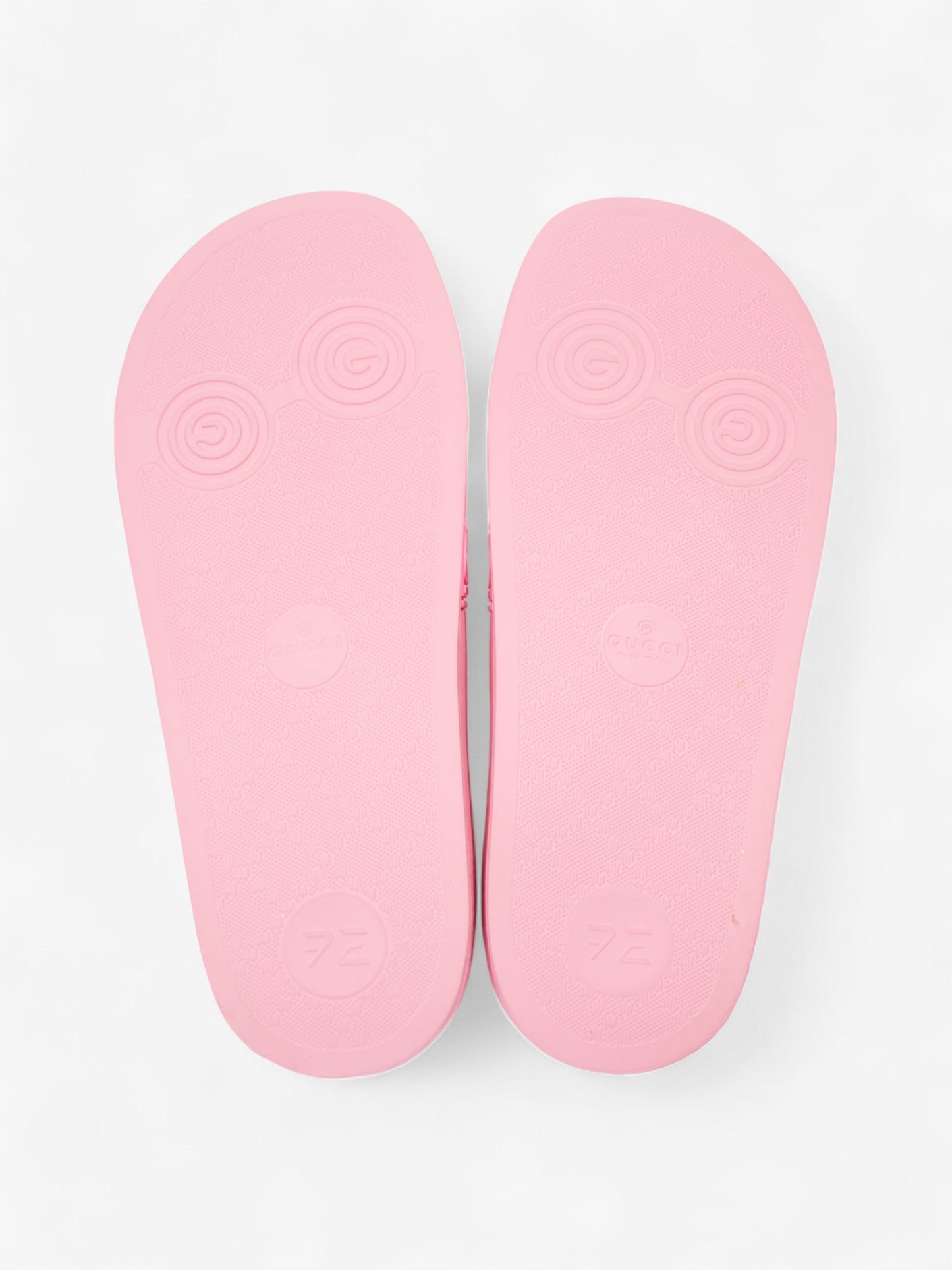 Gucci GG Sliders Pink Rubber EU 38 UK 5