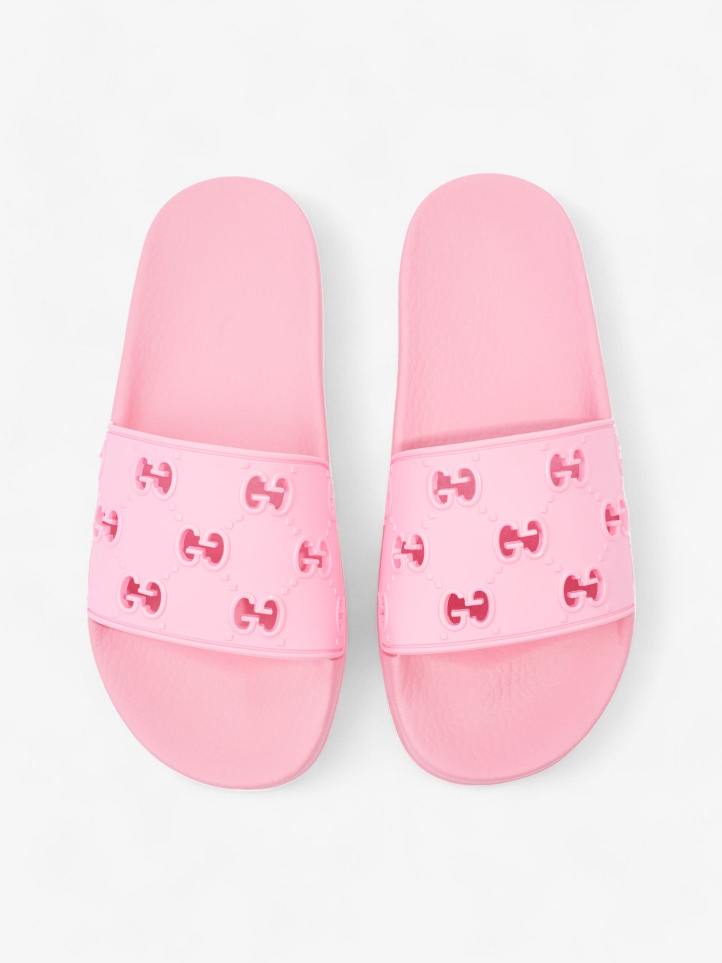 Gucci GG Sliders Pink Rubber EU 38 UK 5