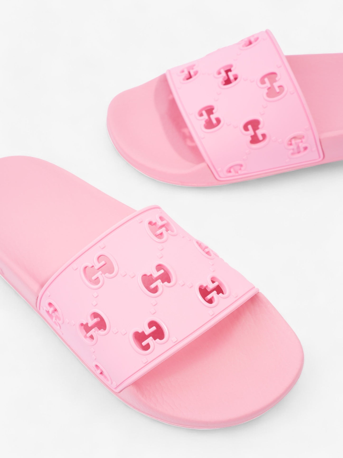 Gucci GG Sliders Pink Rubber EU 38 UK 5