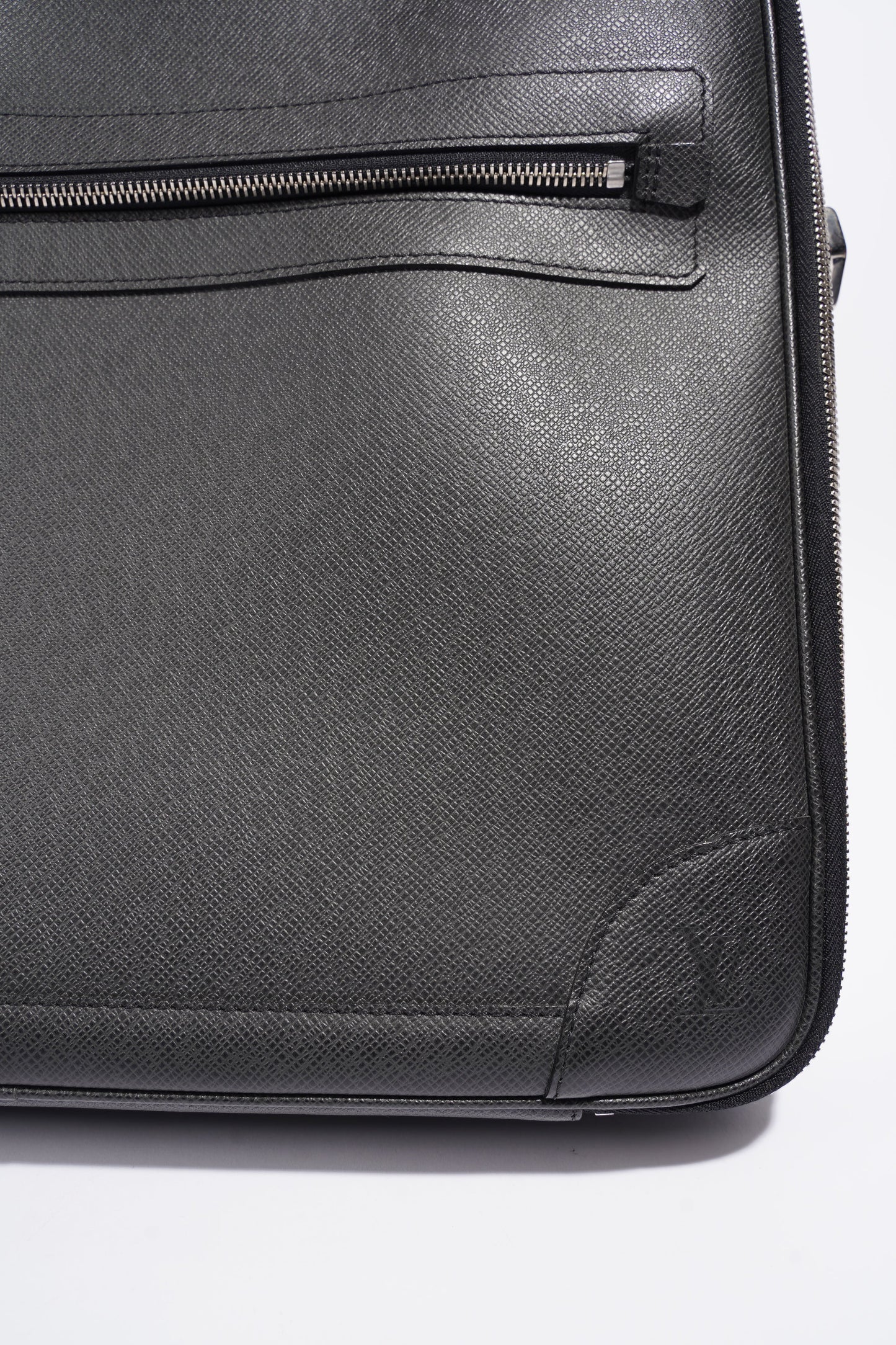 Louis Vuitton Computer And Document Briefcase Black Leather