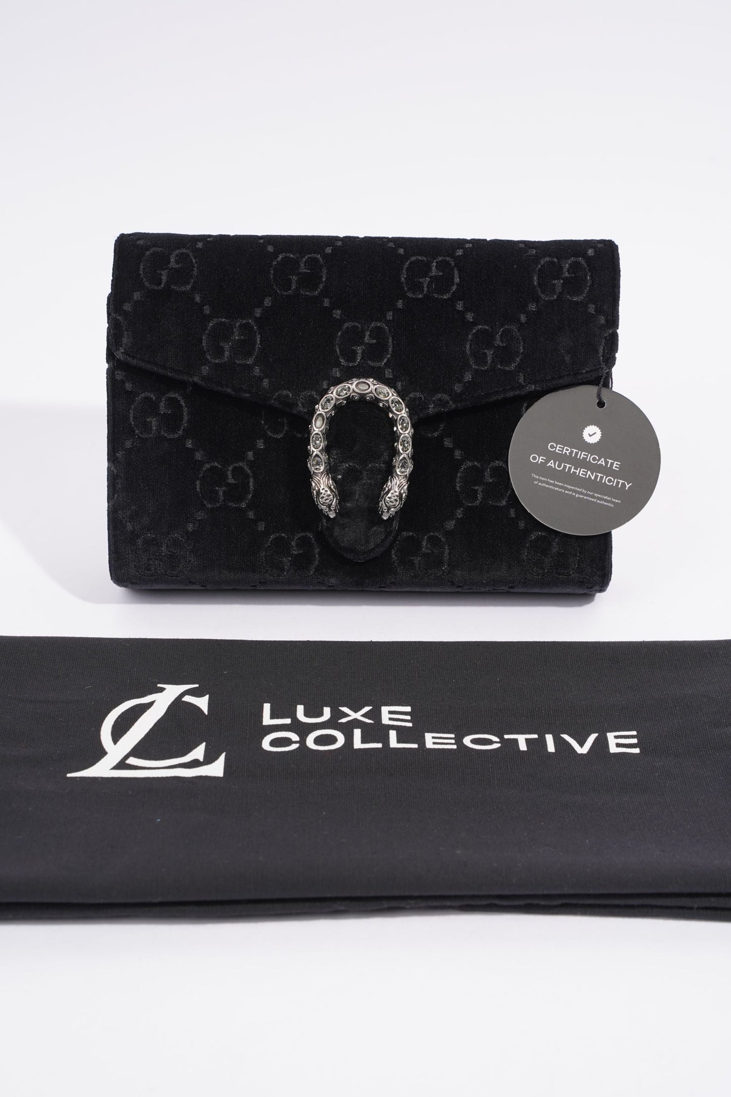 Gucci Dionysus GG Mini Black Velvet