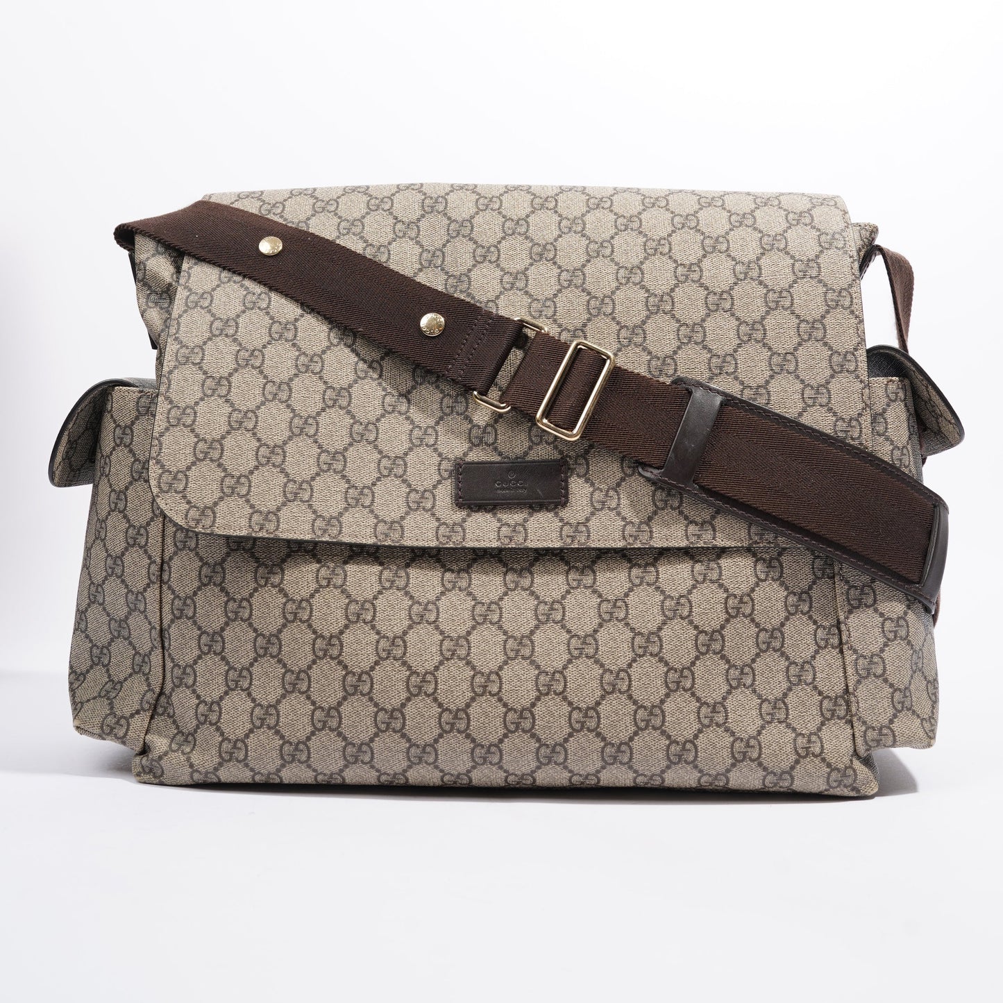 Gucci Baby Changing Bag GG Supreme Coated Canvas
