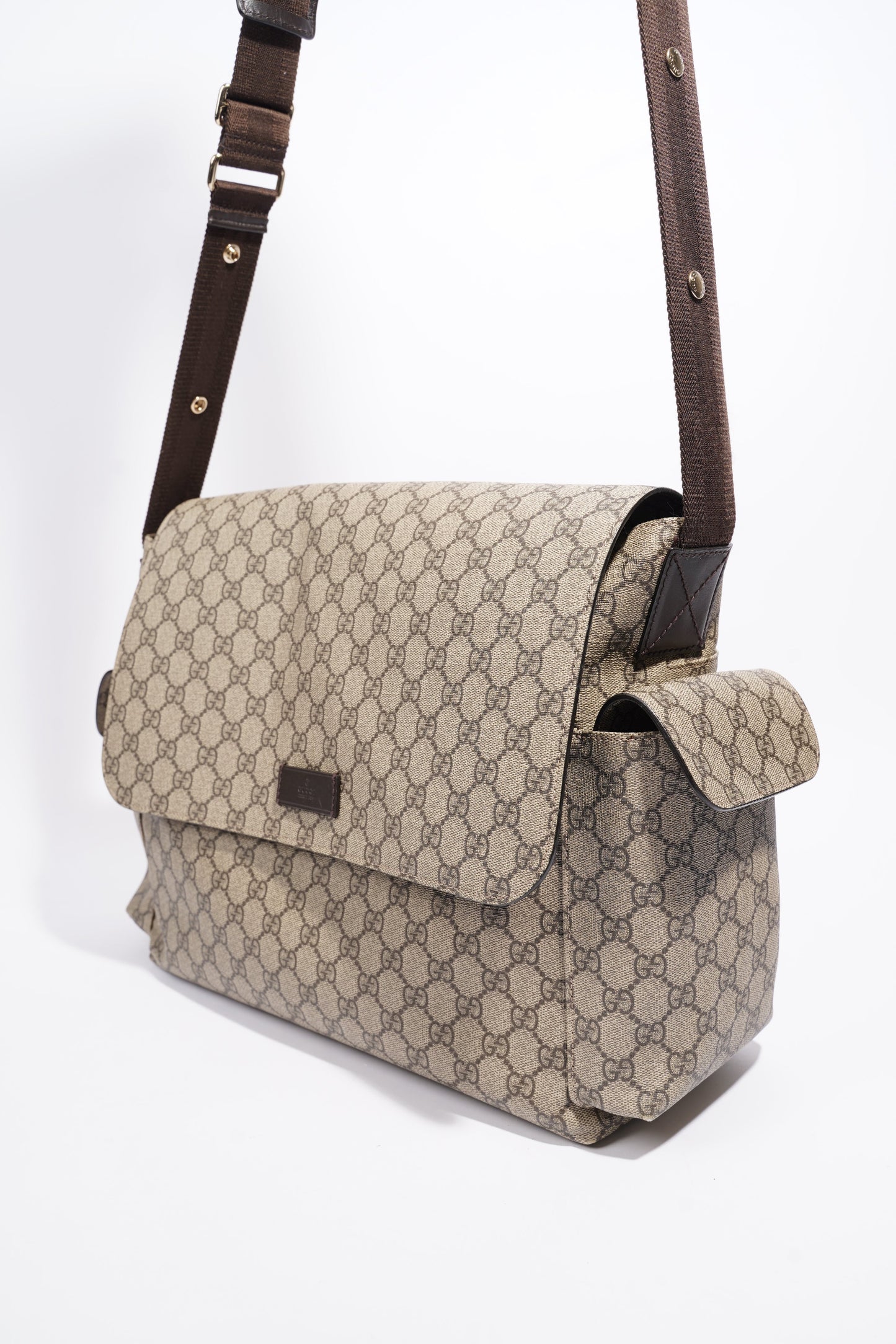Gucci Baby Changing Bag GG Supreme Coated Canvas