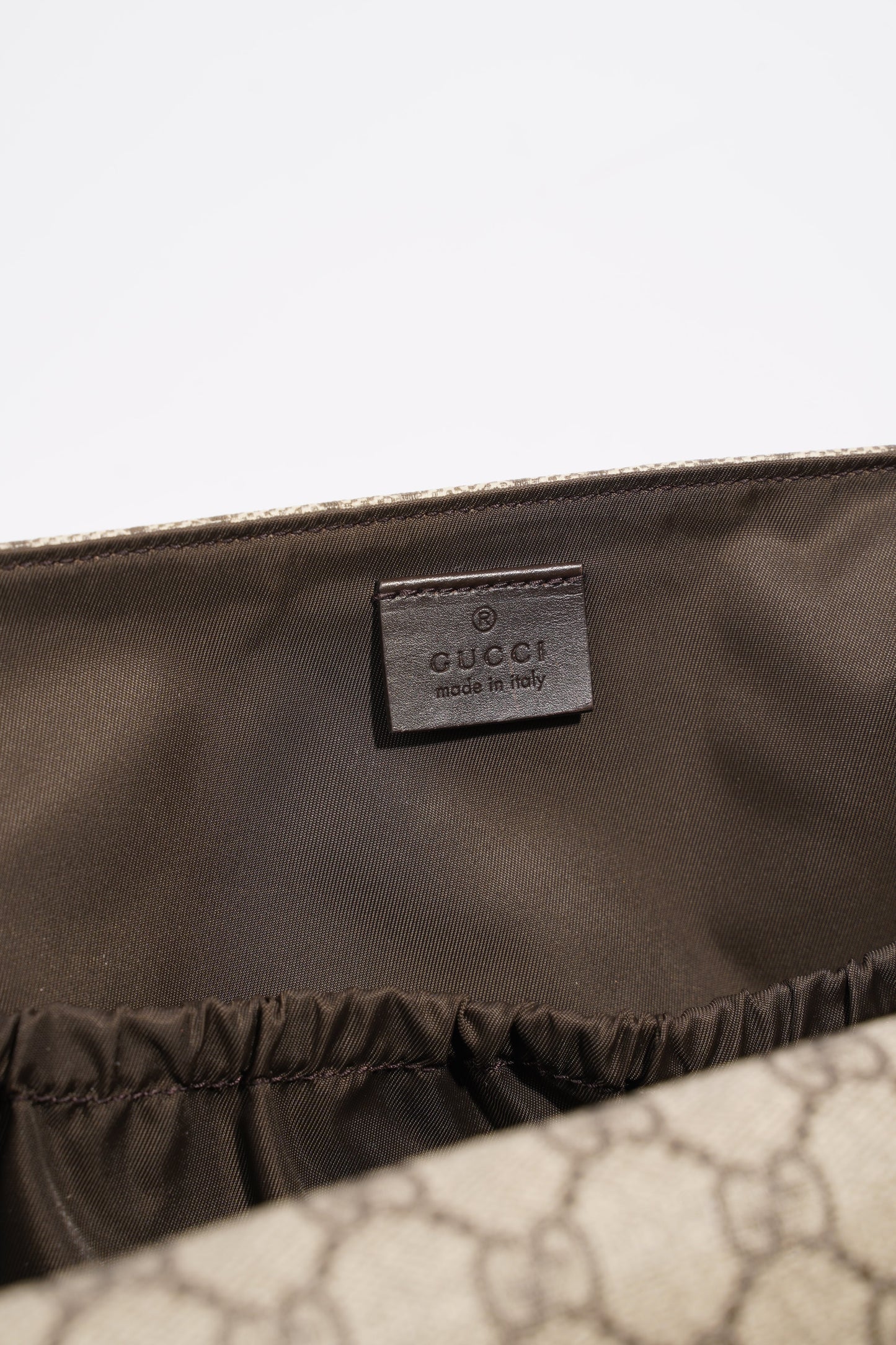 Gucci Baby Changing Bag GG Supreme Coated Canvas