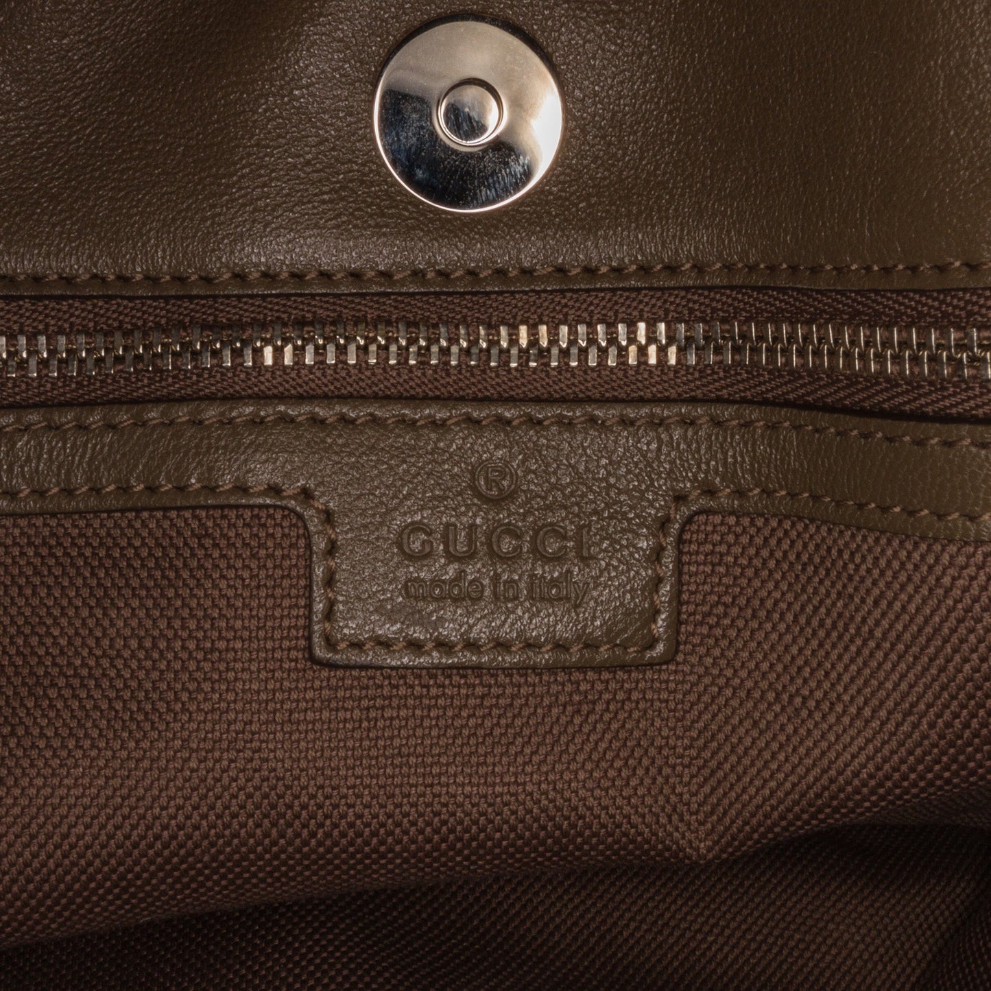 Gucci Blondie Handbag Brown Leather