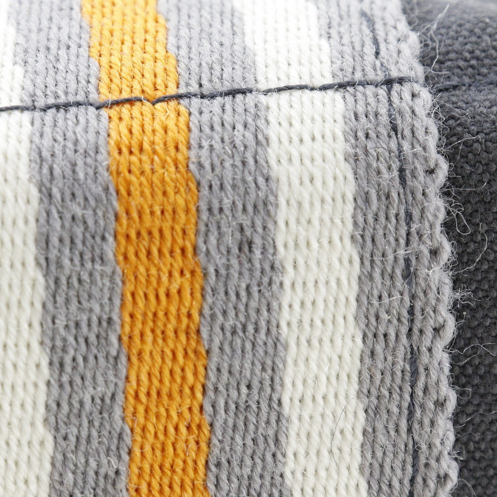 HERMES Handbag Cotton canvas gray 2001 Ginza Limited Sack Fool Toe PM unisex(Unisex) Used