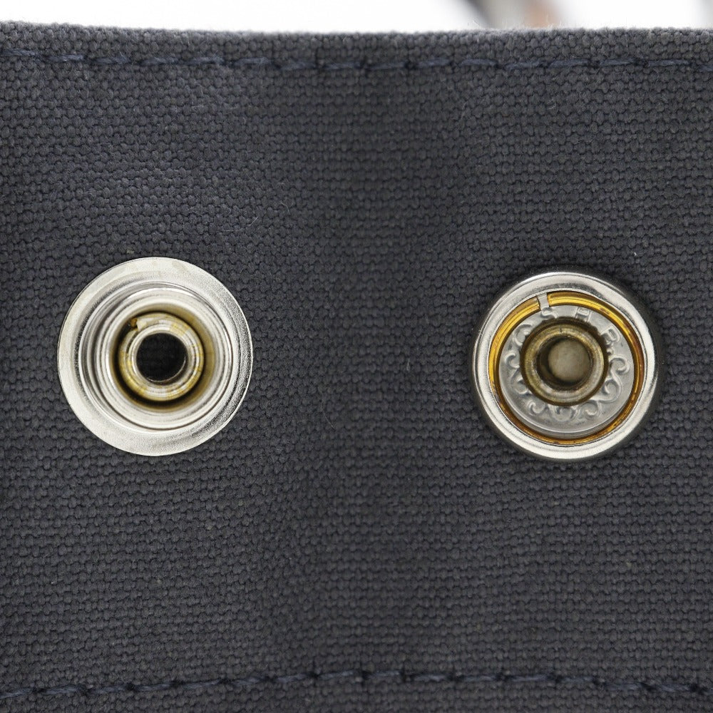 HERMES Handbag Cotton canvas gray 2001 Ginza Limited Sack Fool Toe PM unisex(Unisex) Used