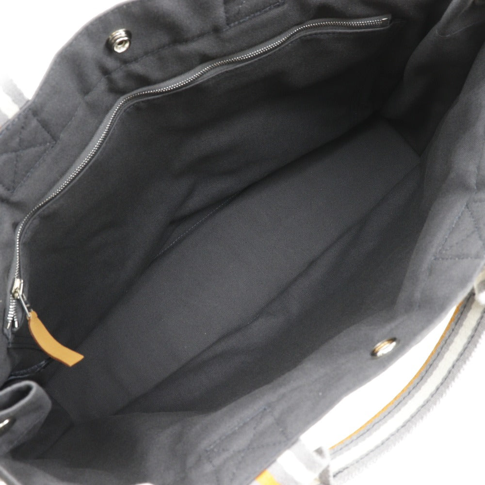 HERMES Tote Bag Cotton canvas gray 2001 Ginza Limited SackFool ToeMM unisex(Unisex) Used
