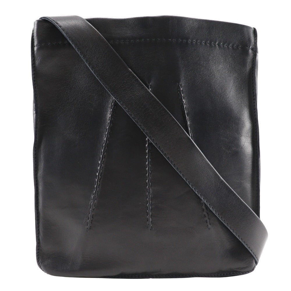 HERMES Shoulder Bag Calfskin black Toudu unisex(Unisex) Used