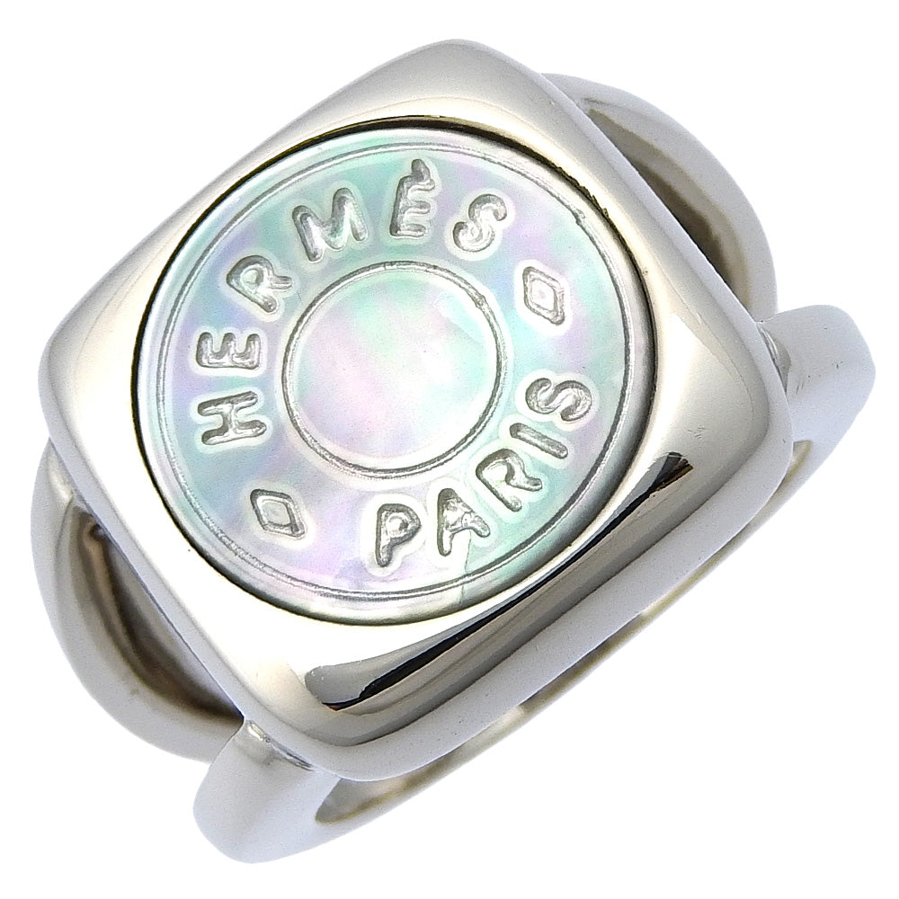 HERMES Ring Silver925, Shell Silver Serie