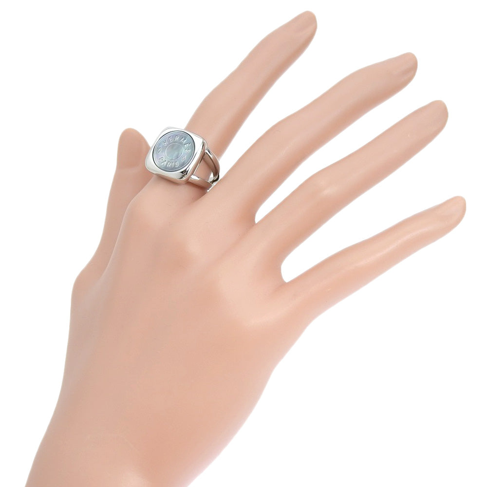 HERMES Ring Silver925, Shell Silver Serie