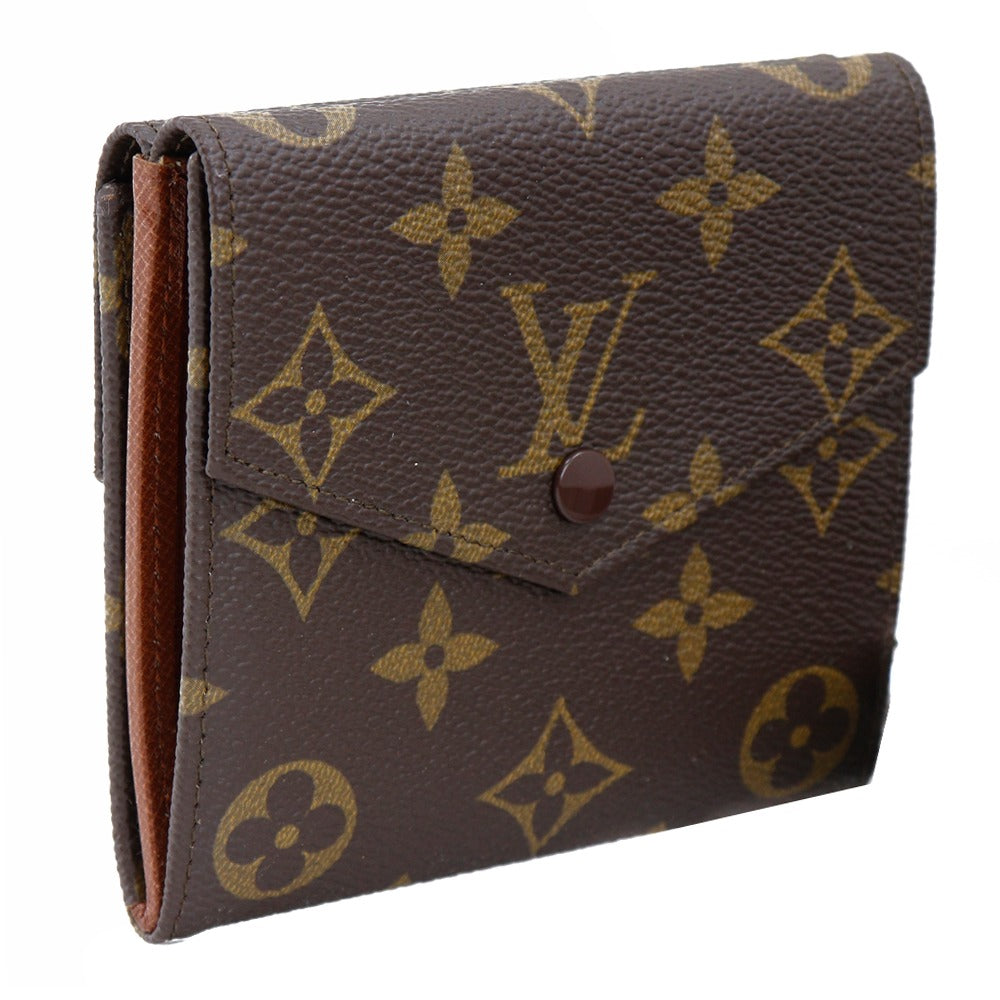 LOUIS VUITTON Bifold Wallet M61660 Monogram canvas Brown Portonebier