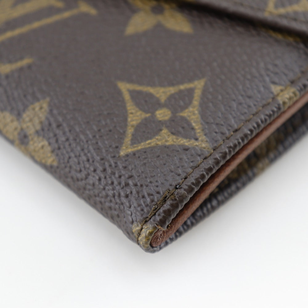 LOUIS VUITTON Bifold Wallet M61660 Monogram canvas Brown Portonebier