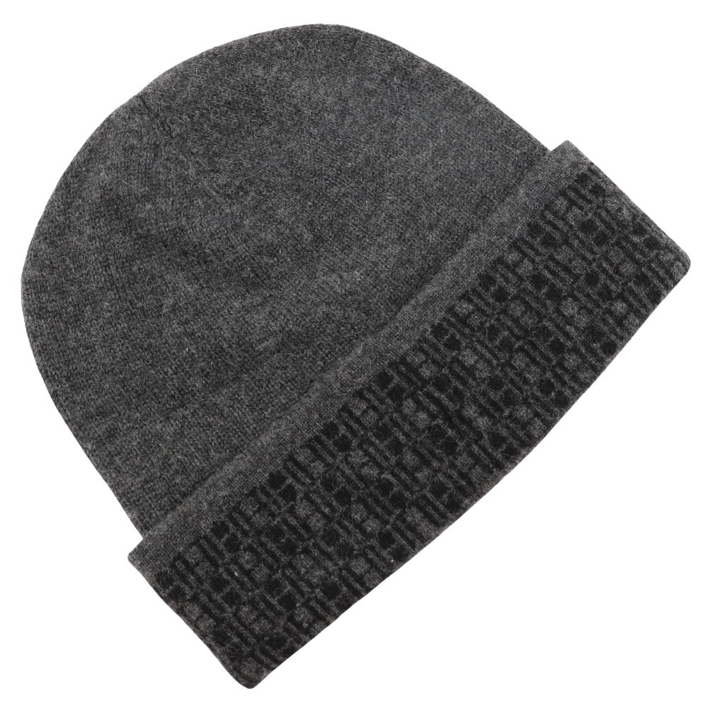 HERMES Other hats cashmere gray Knit hat Women(Unisex) LA Used