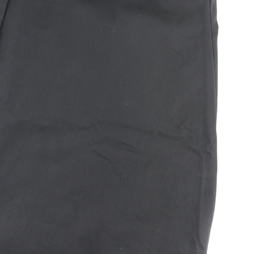 HERMES one piece cotton black Shirt dress Women 40 Used