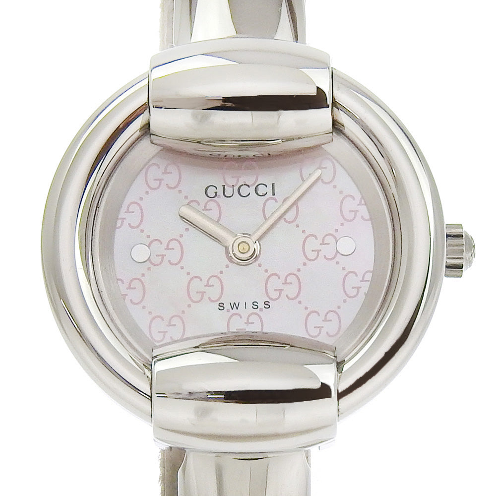 GUCCI Watches Quartz 1400L Stainless Steel pink Pink shell dial