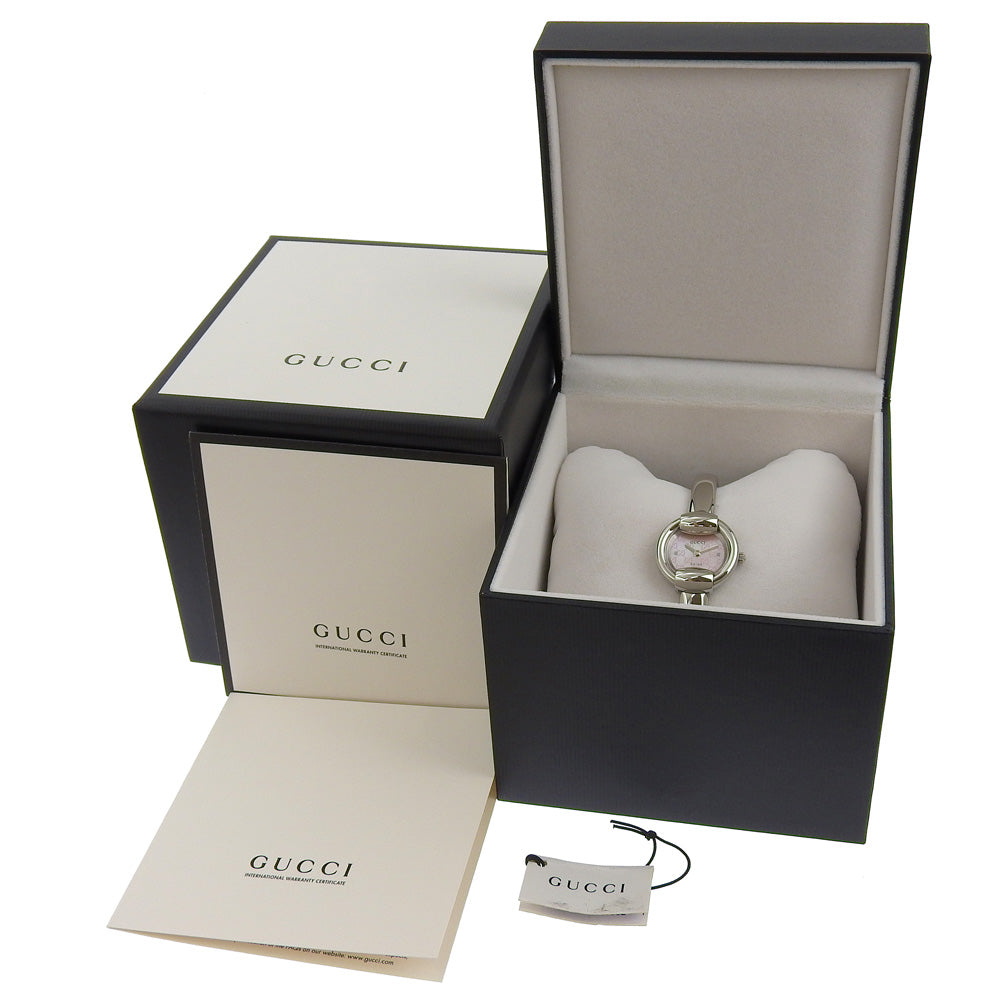 GUCCI Watches Quartz 1400L Stainless Steel pink Pink shell dial
