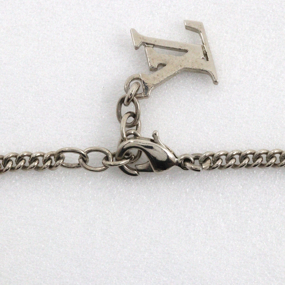 LOUIS VUITTON bracelet M65476 metallic Silver / white Bracelet Sweet Monogram