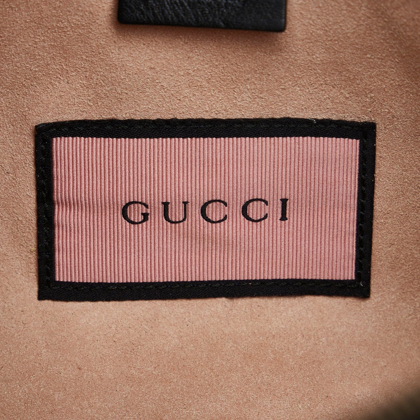Gucci GG Marmont Black Printed Leather