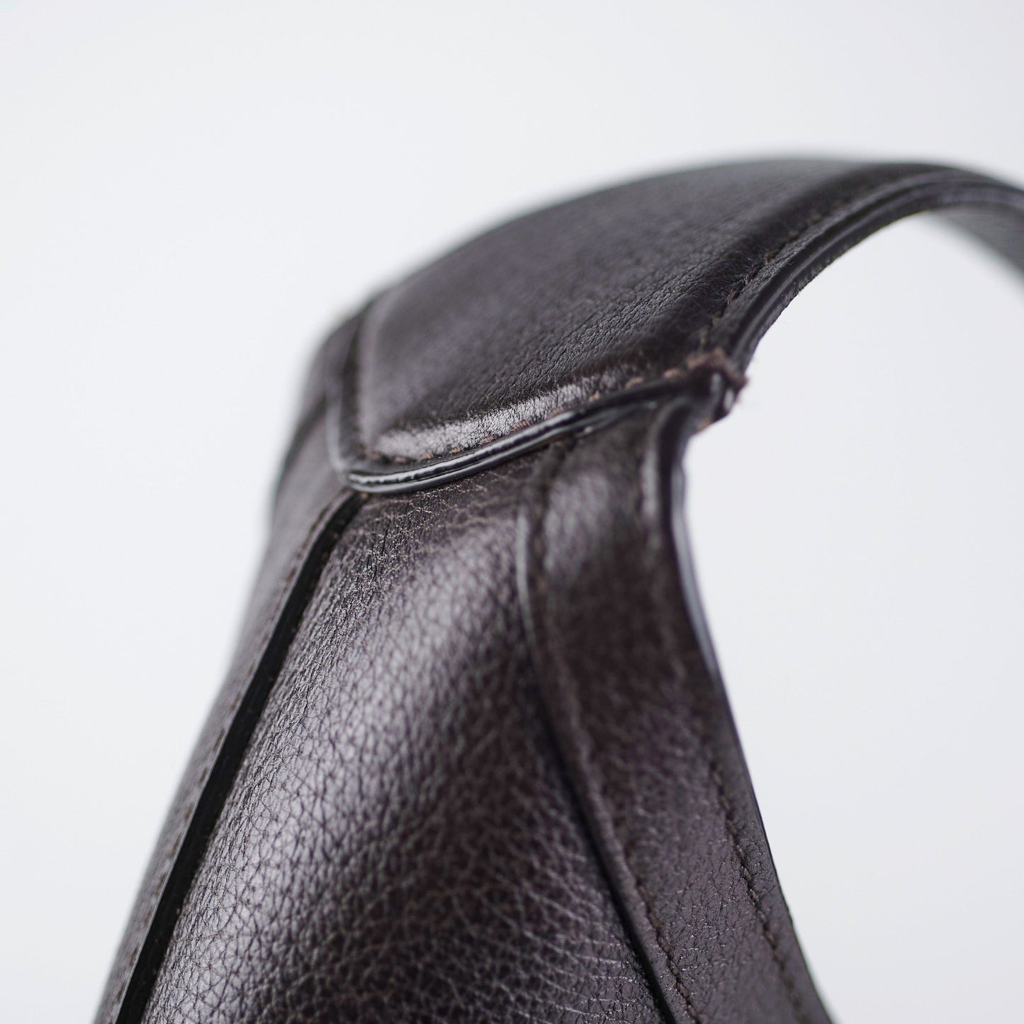 Gucci Jackie Soft Large Shoulder Hobo Bag Dark Brown