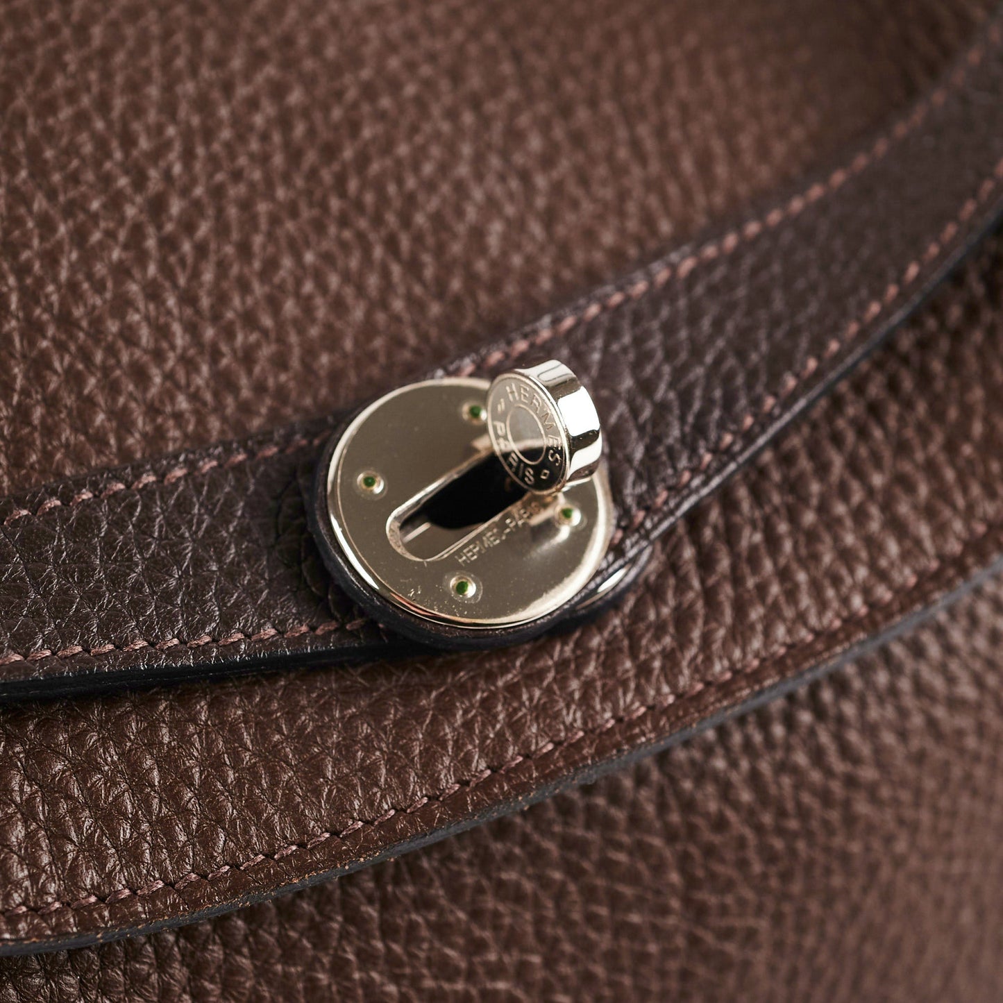 Hermes Lindy 34 Ebene Stamp L Square (2008)