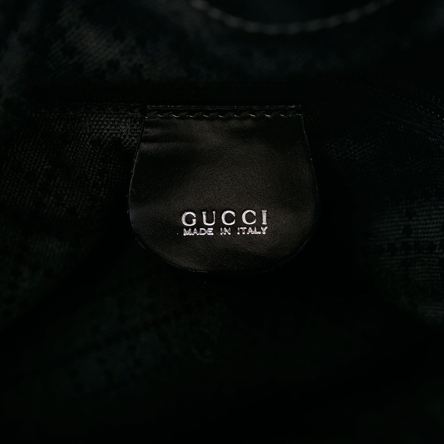 Gucci Nylon Bamboo Bucket Satchel
