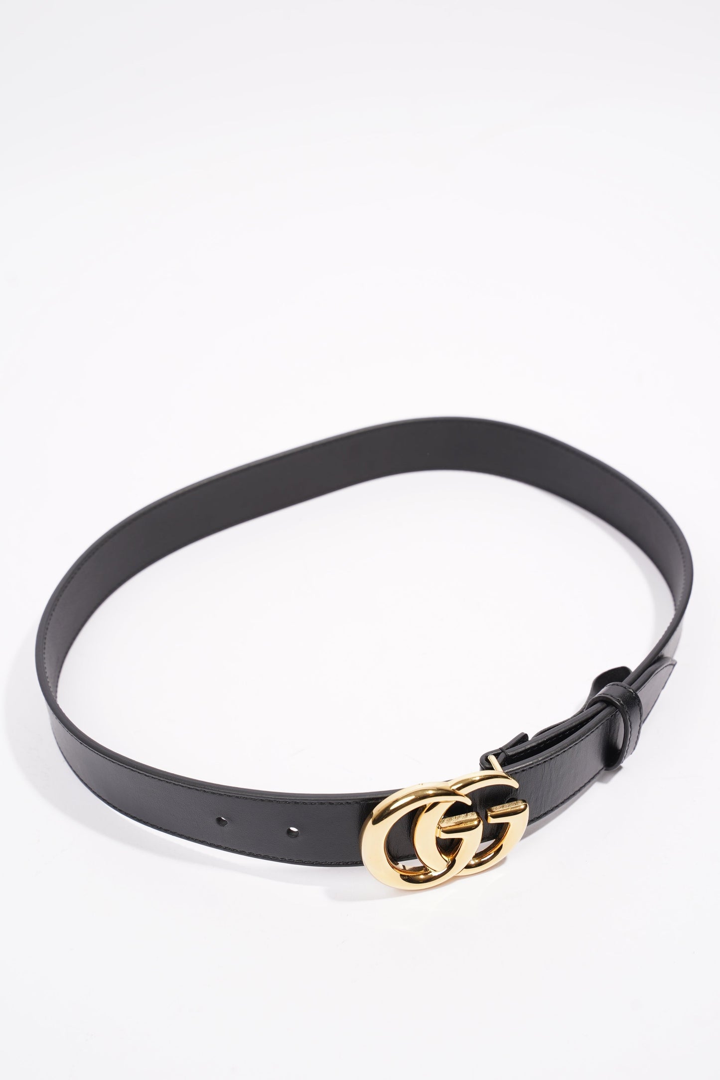 Gucci Marmont Belt Black Leather 75cm 30"