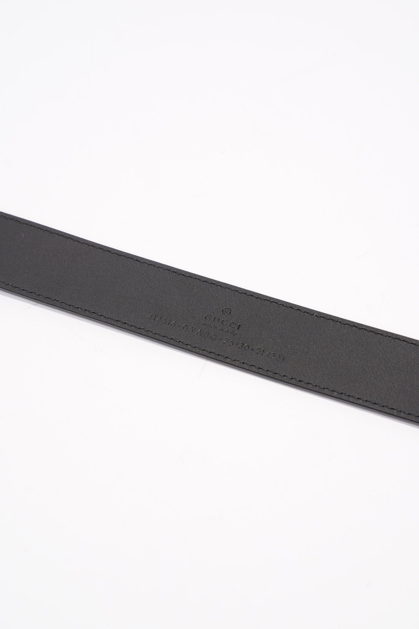 Gucci Marmont Belt Black Leather 75cm 30"