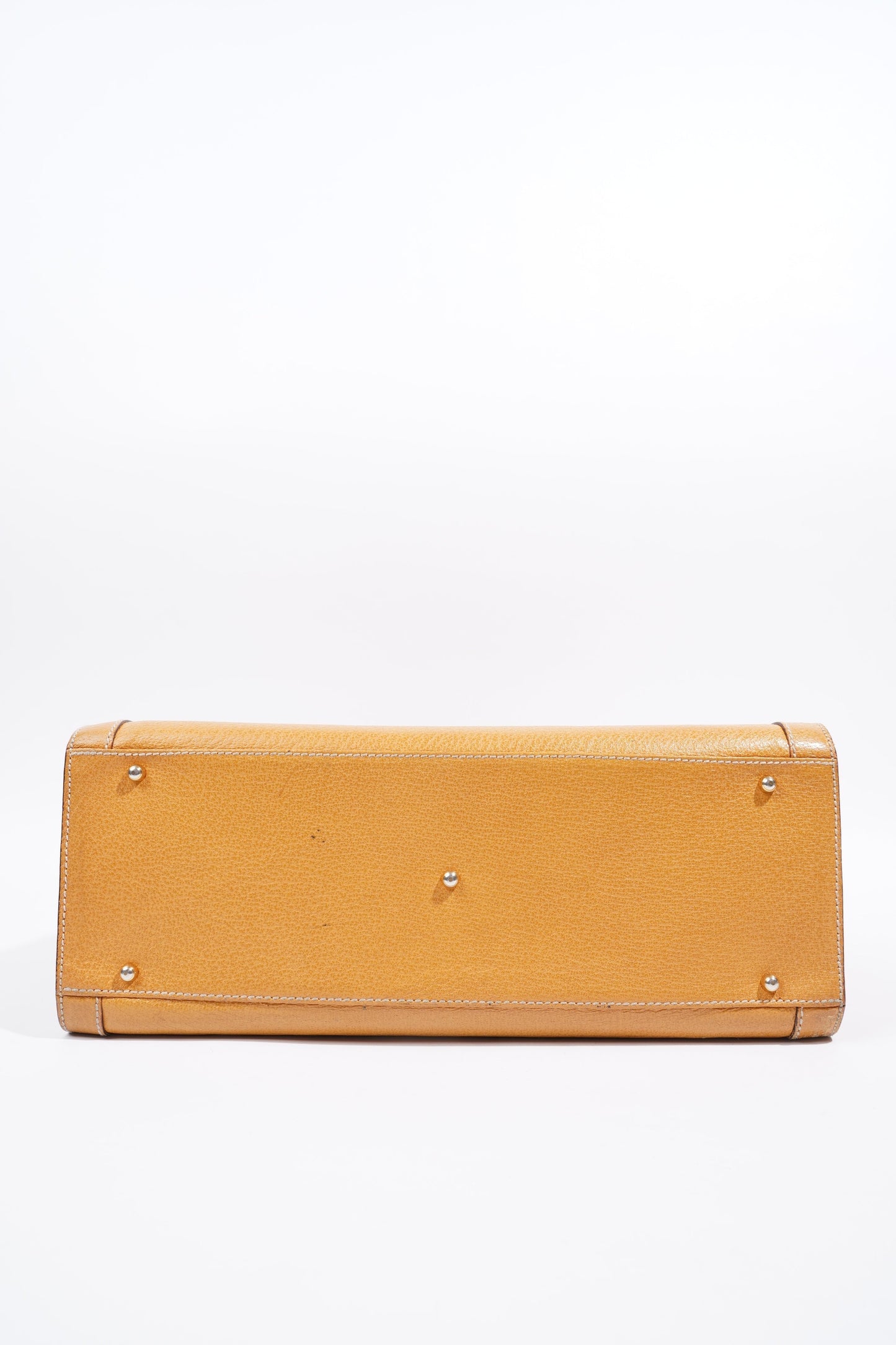 Gucci Diana Bamboo Strap Mustard Leather