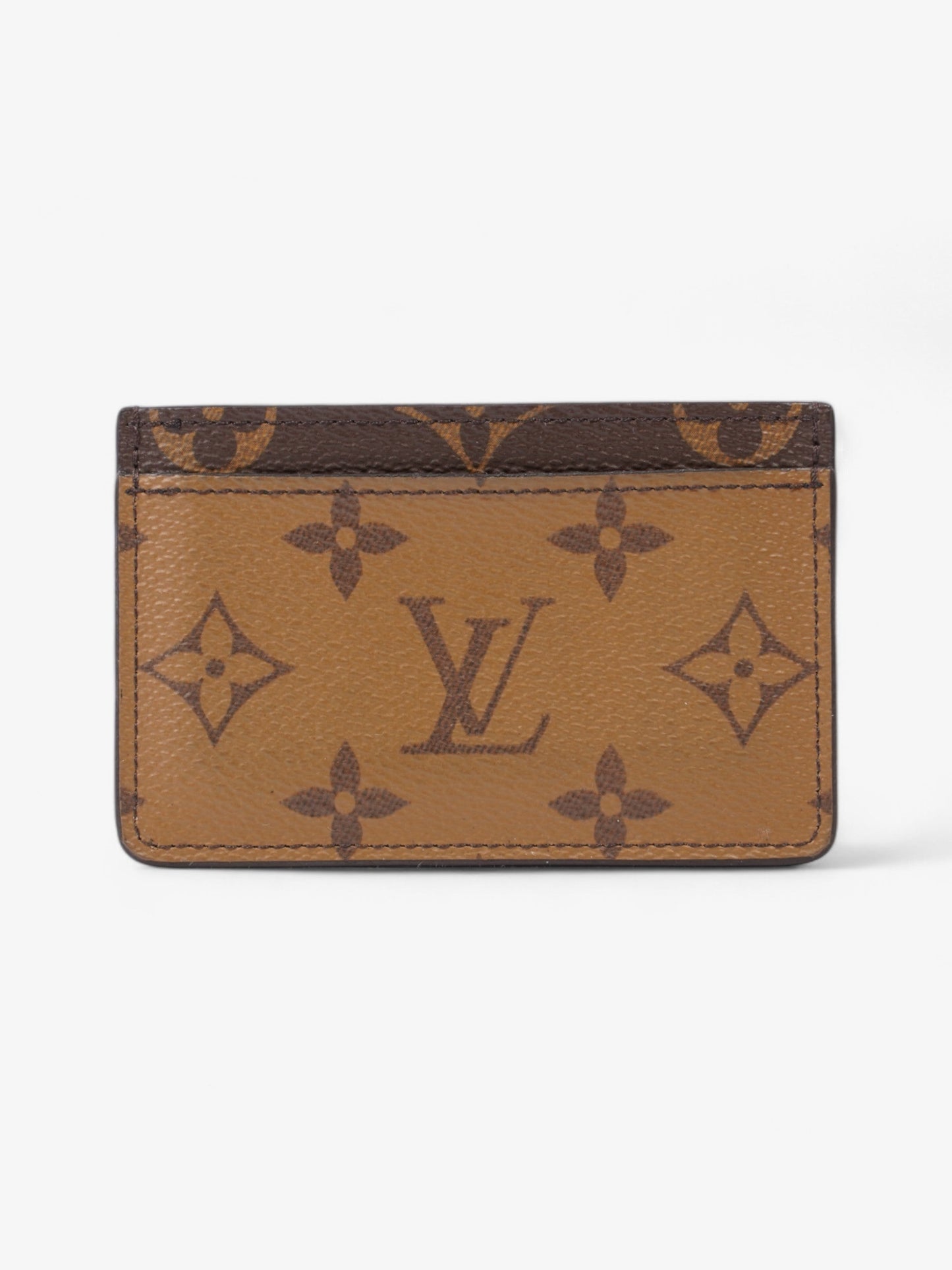 Louis Vuitton Card Holder Monogram Reverse / Monogram Coated Canvas