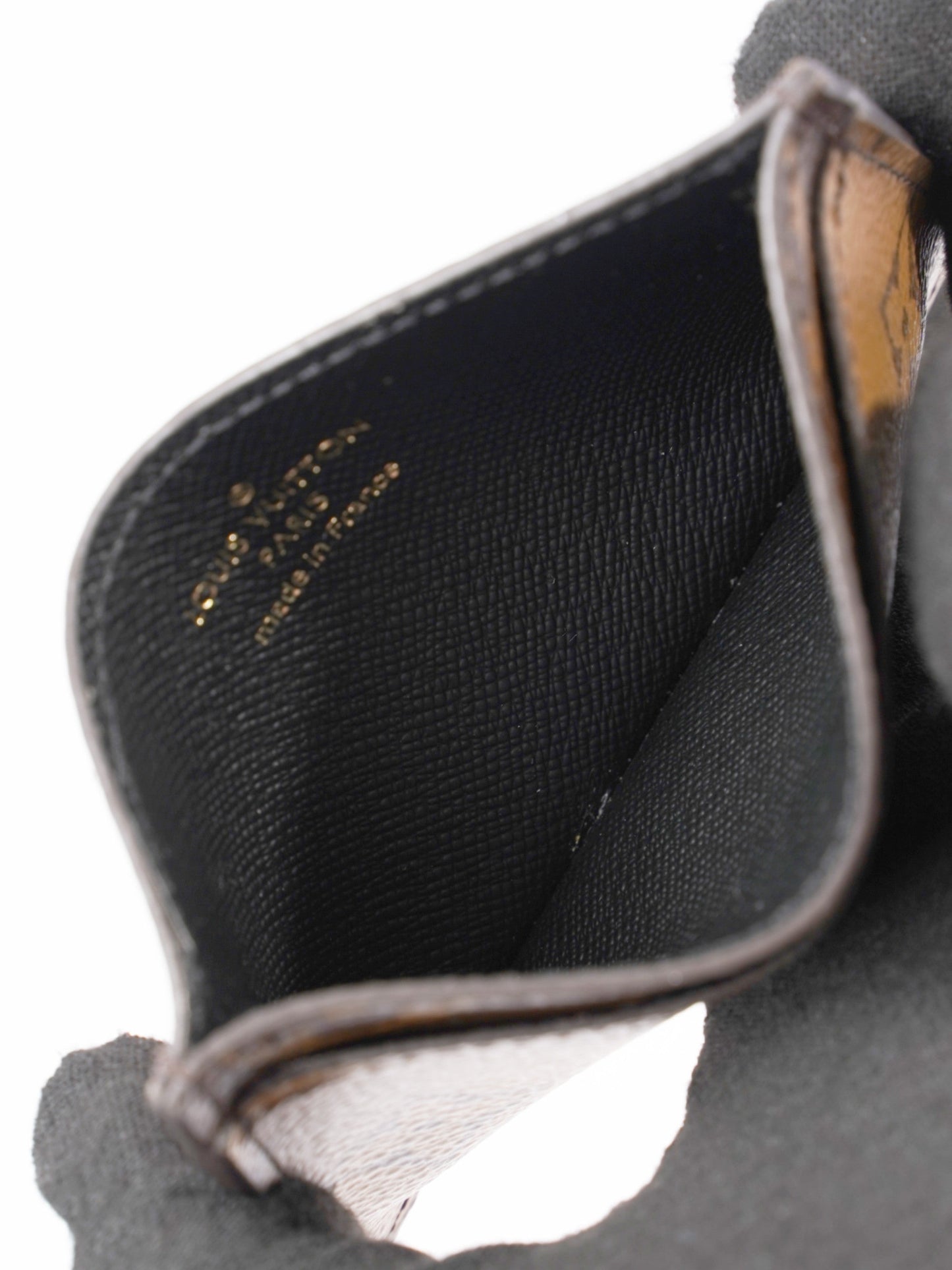 Louis Vuitton Card Holder Monogram Reverse / Monogram Coated Canvas