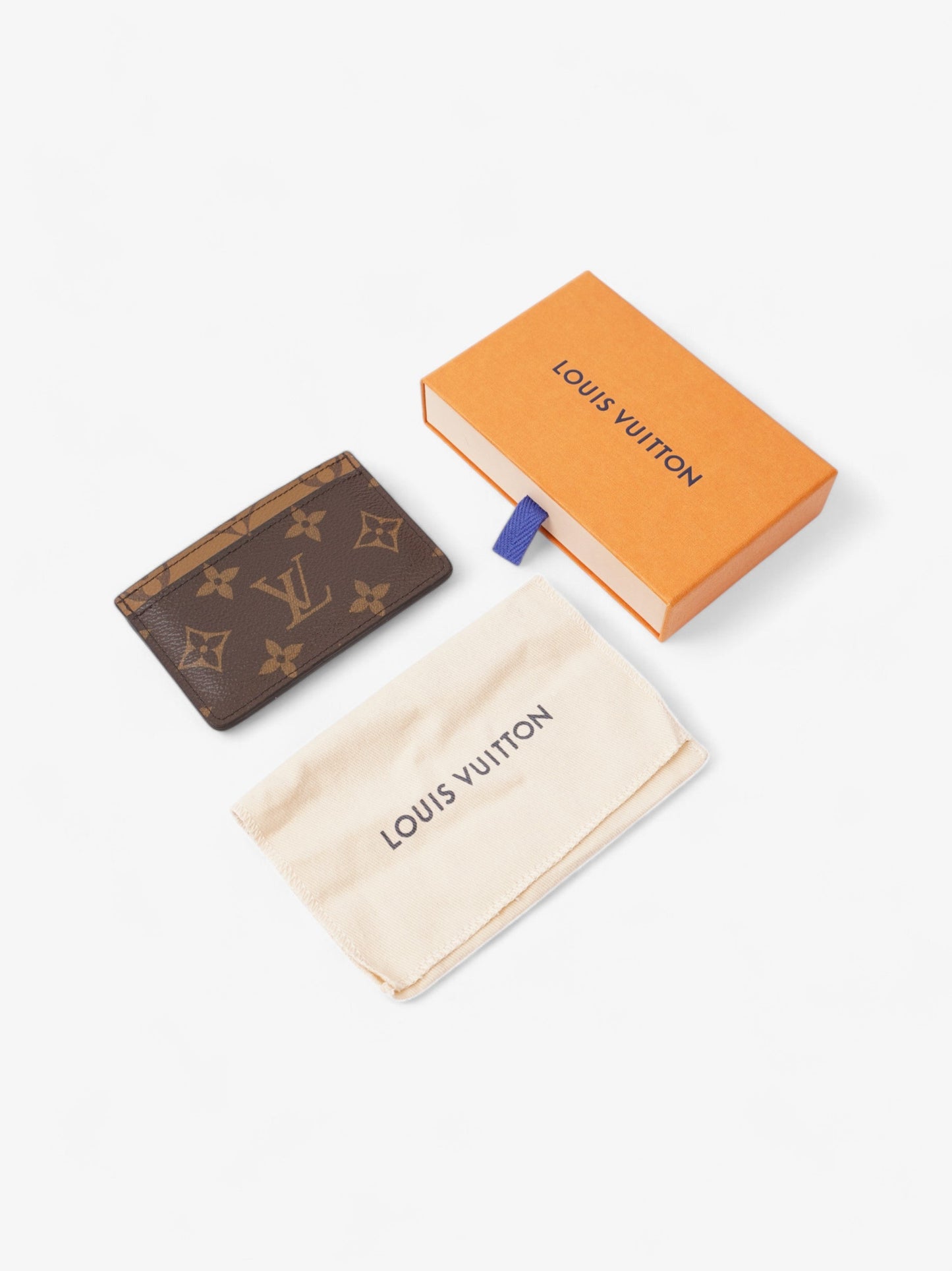 Louis Vuitton Card Holder Monogram Reverse / Monogram Coated Canvas