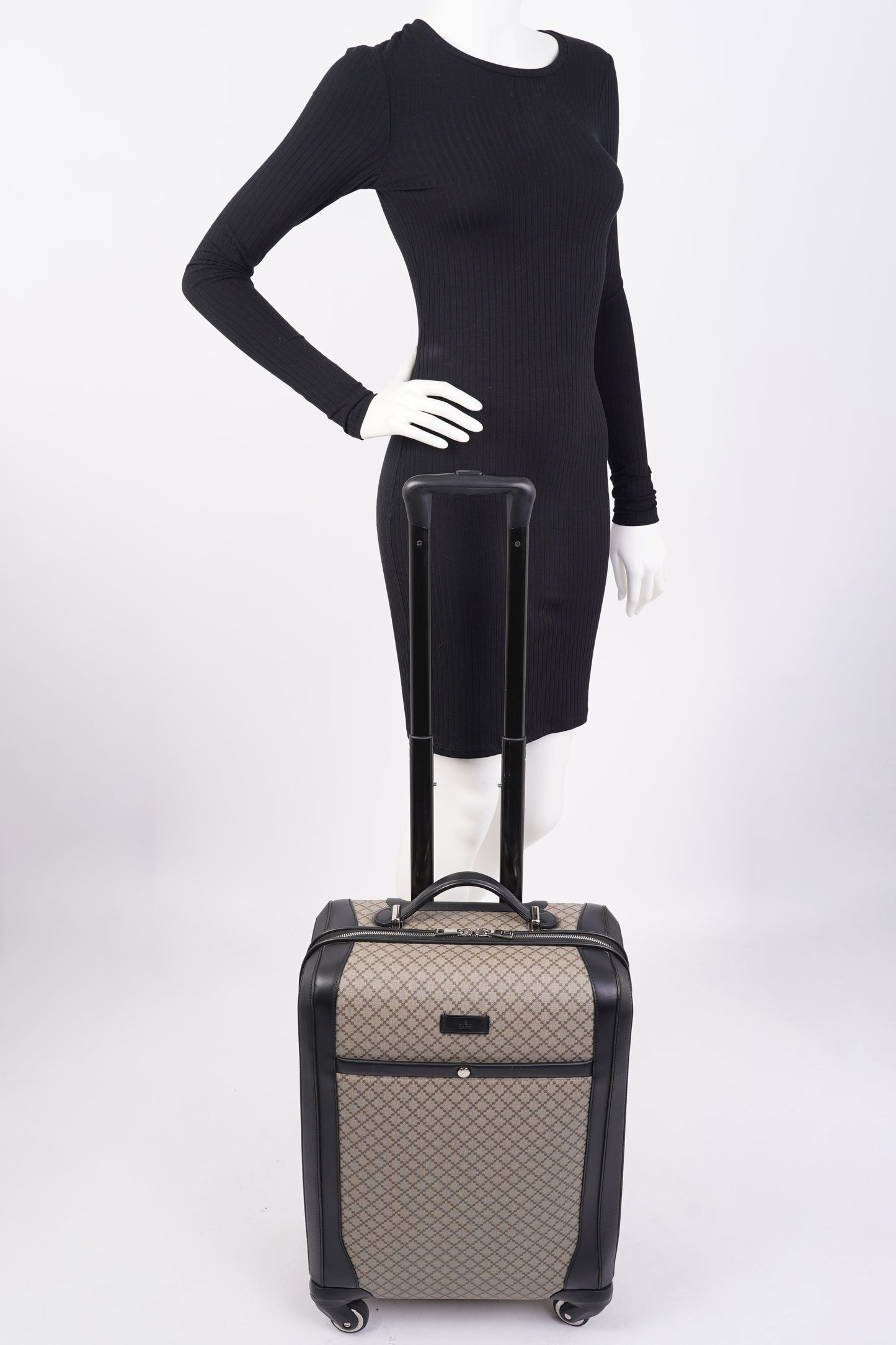 Gucci Diamante Carry On Suitcase Supreme Coated Canvas